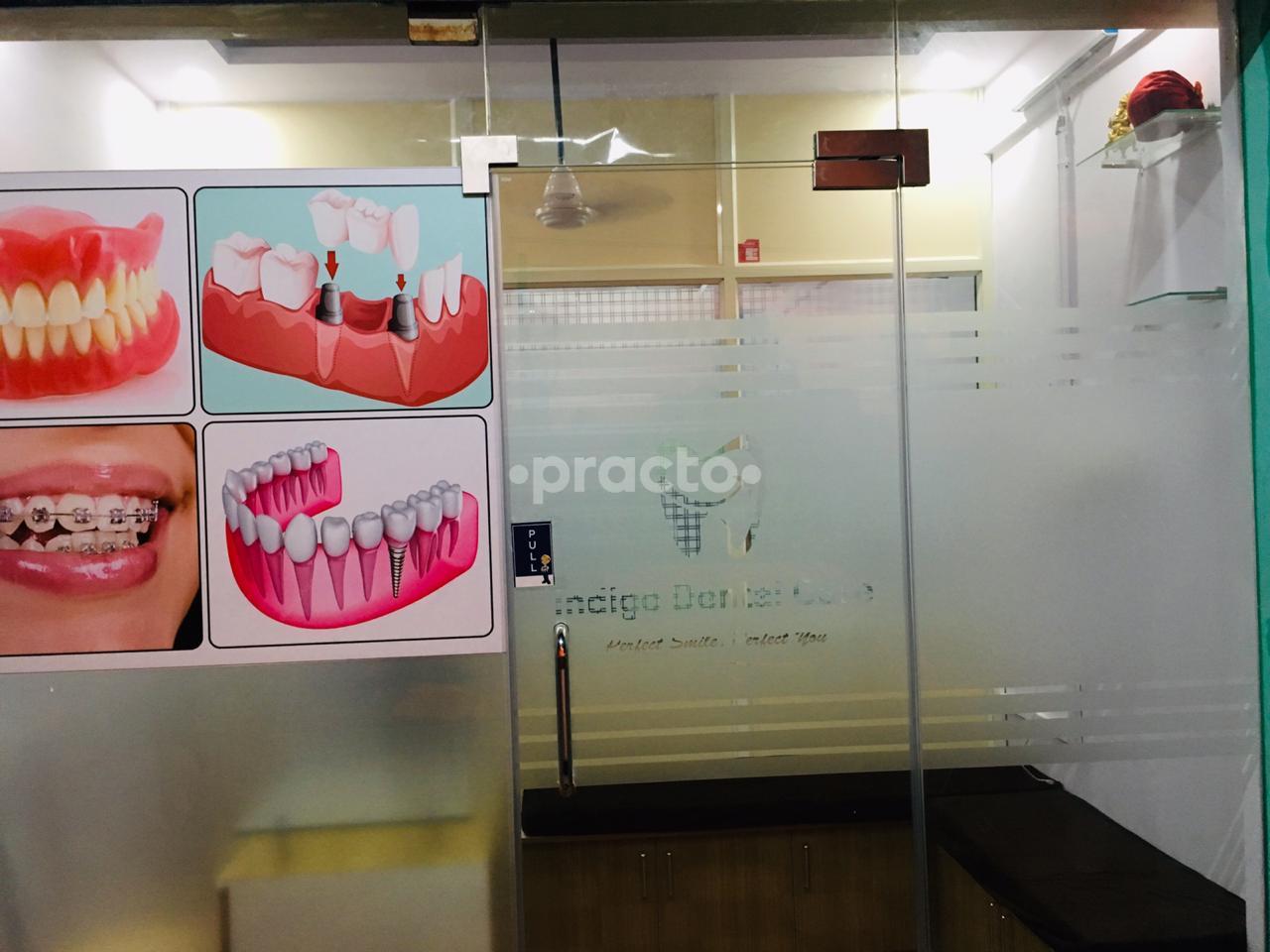 Entrance at Indigo Dental Care Kogilu Bangalore