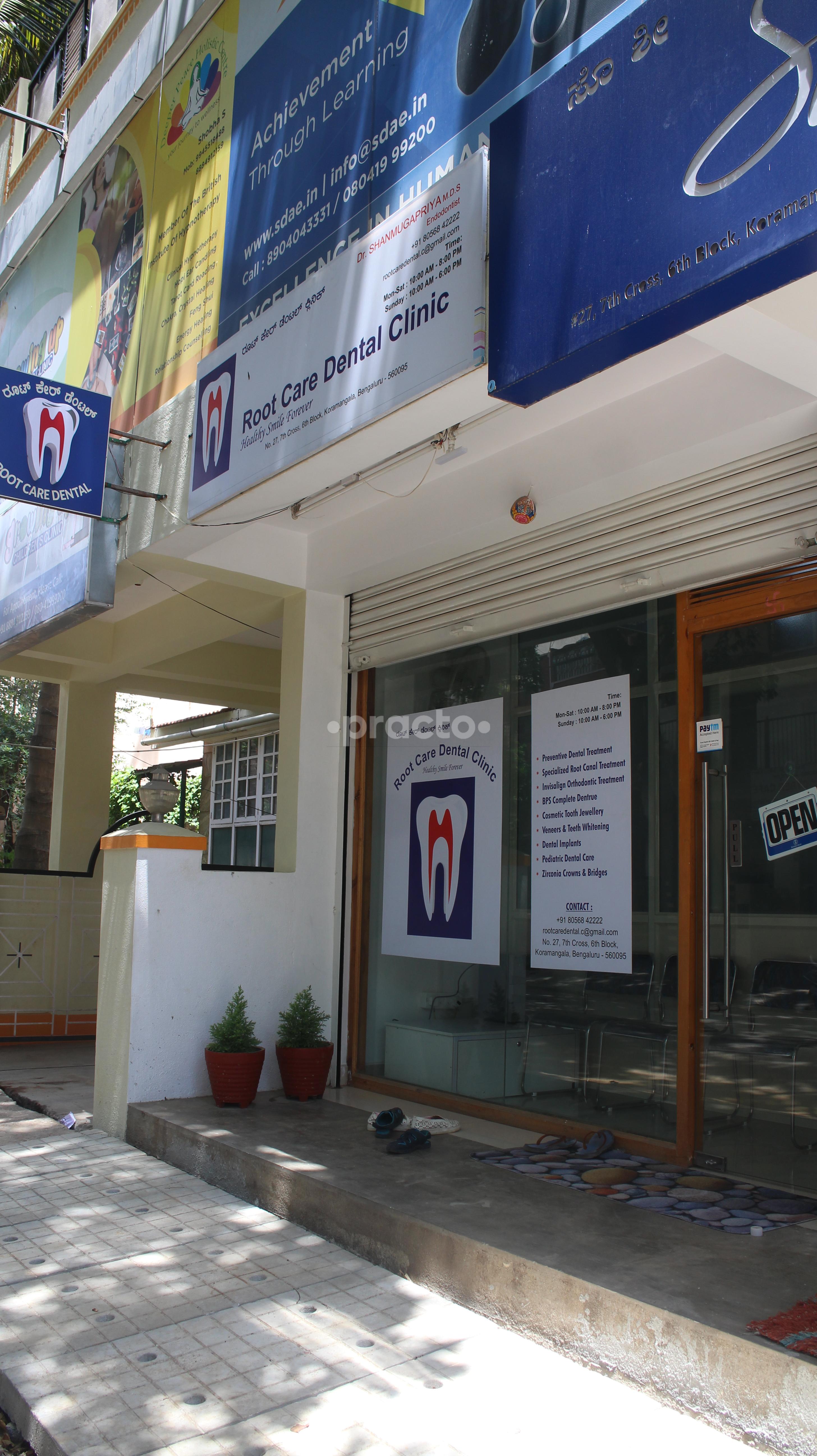 Entrance at Root Care Dental Clinic Koramangala 6 Block Bangalore