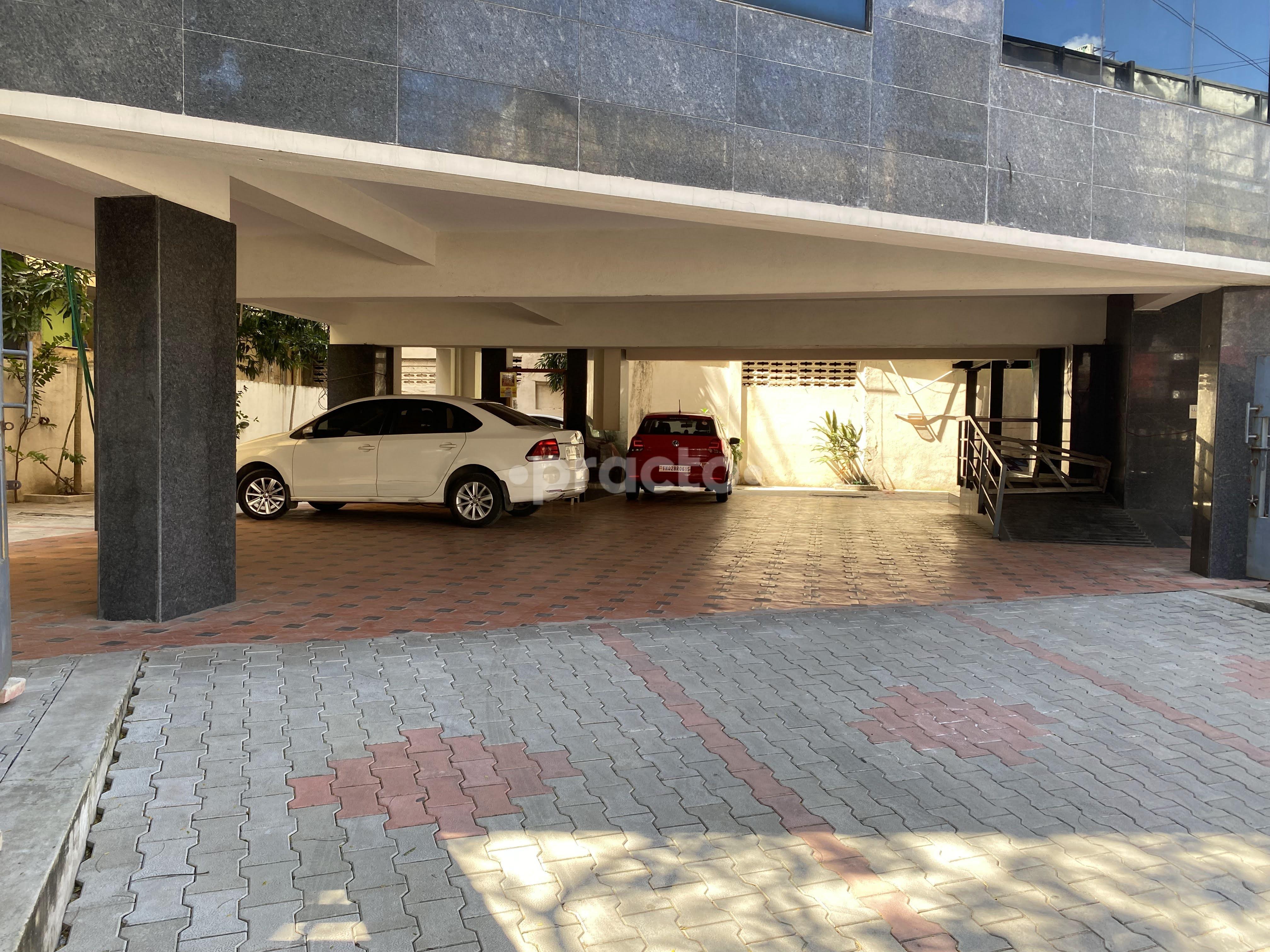 Parking area at Lead Rehabs Mylapore Chennai