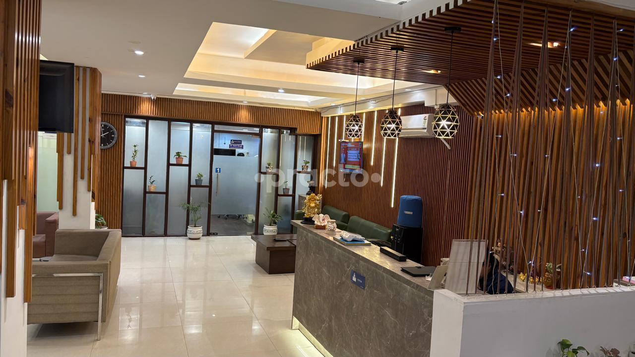 Reception Area at V-Medica Clinics DLF Phase IV Gurgaon