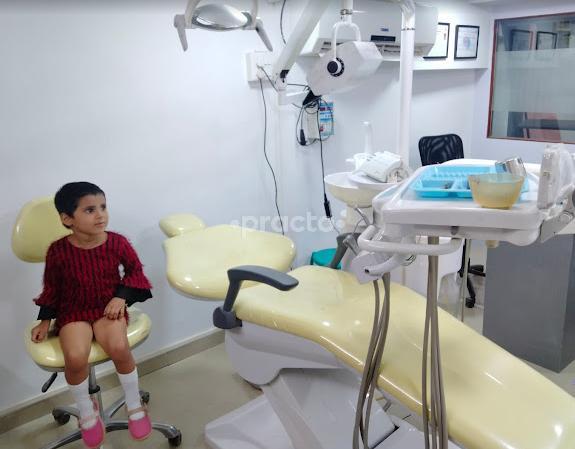 Waiting Area at Pink and White Dental Clinic Kalamboli Navi Mumbai