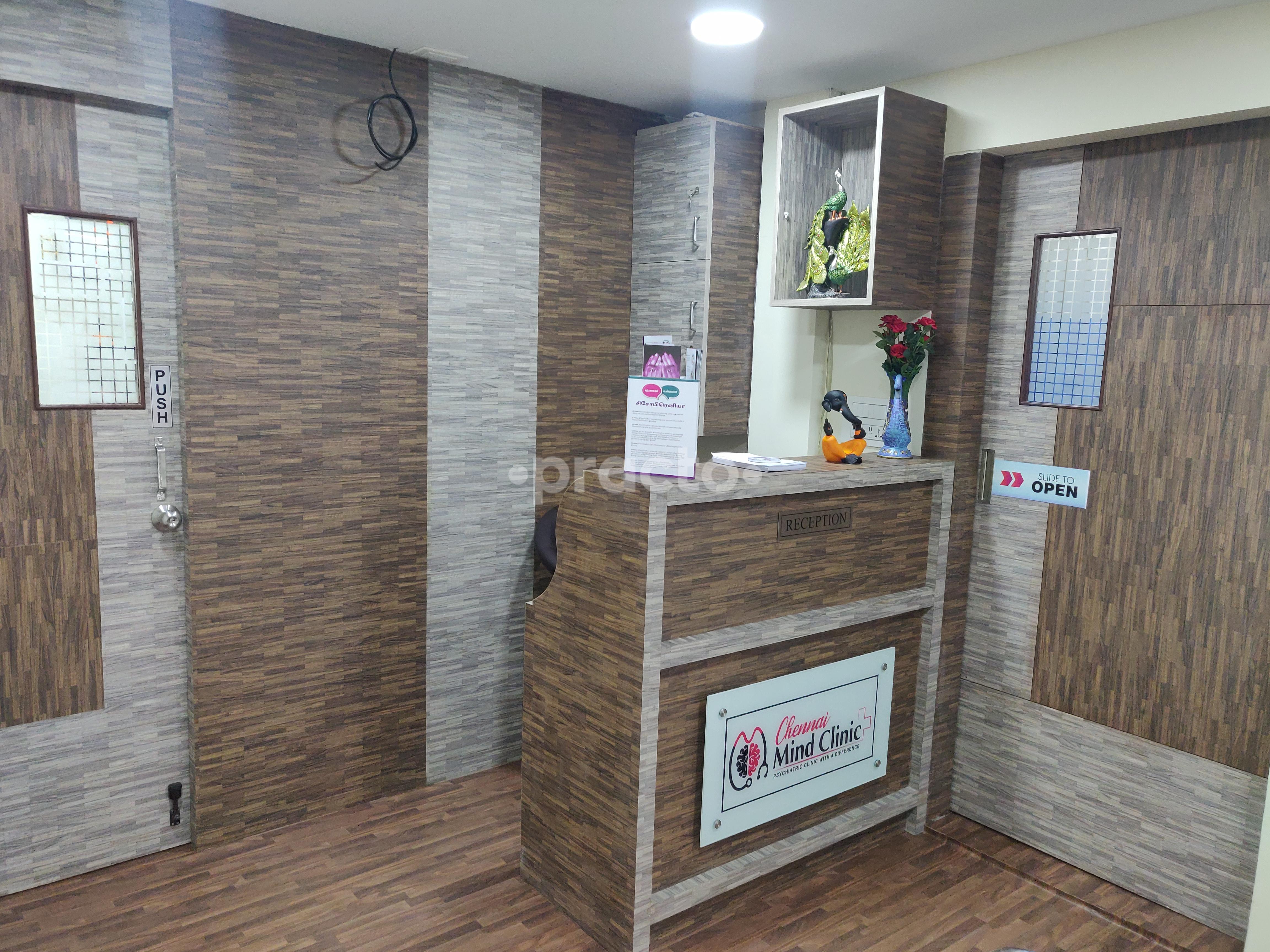 Reception at Chennai Mind Clinic Madipakkam Chennai