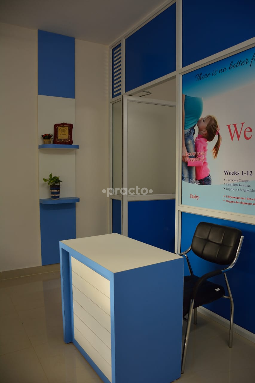 Reception Area at Dr. Dhivya's Women Care Clinic Singasandra Bangalore