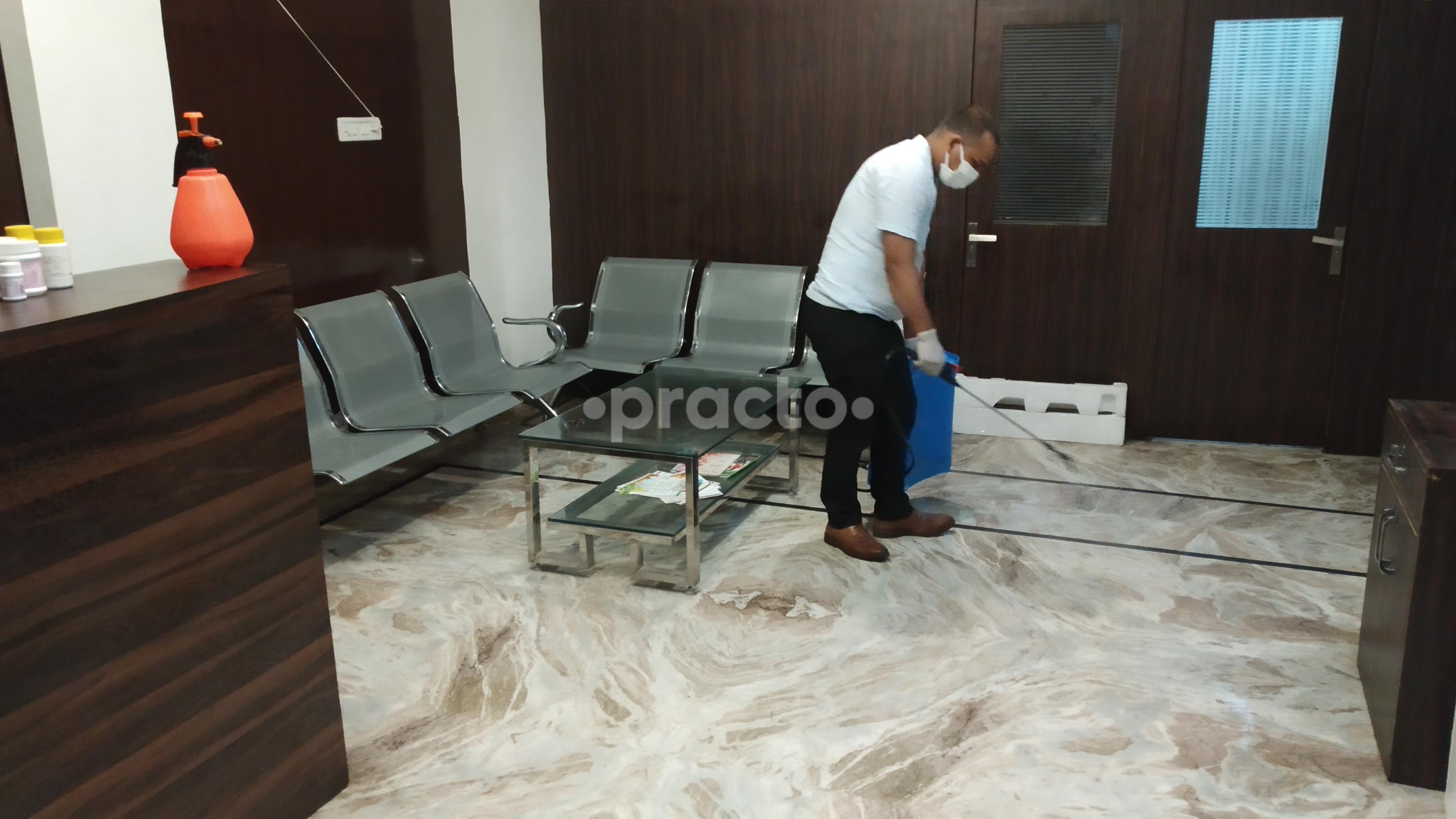 Waiting Area at Shastriya Ayurveda Sodala Jaipur