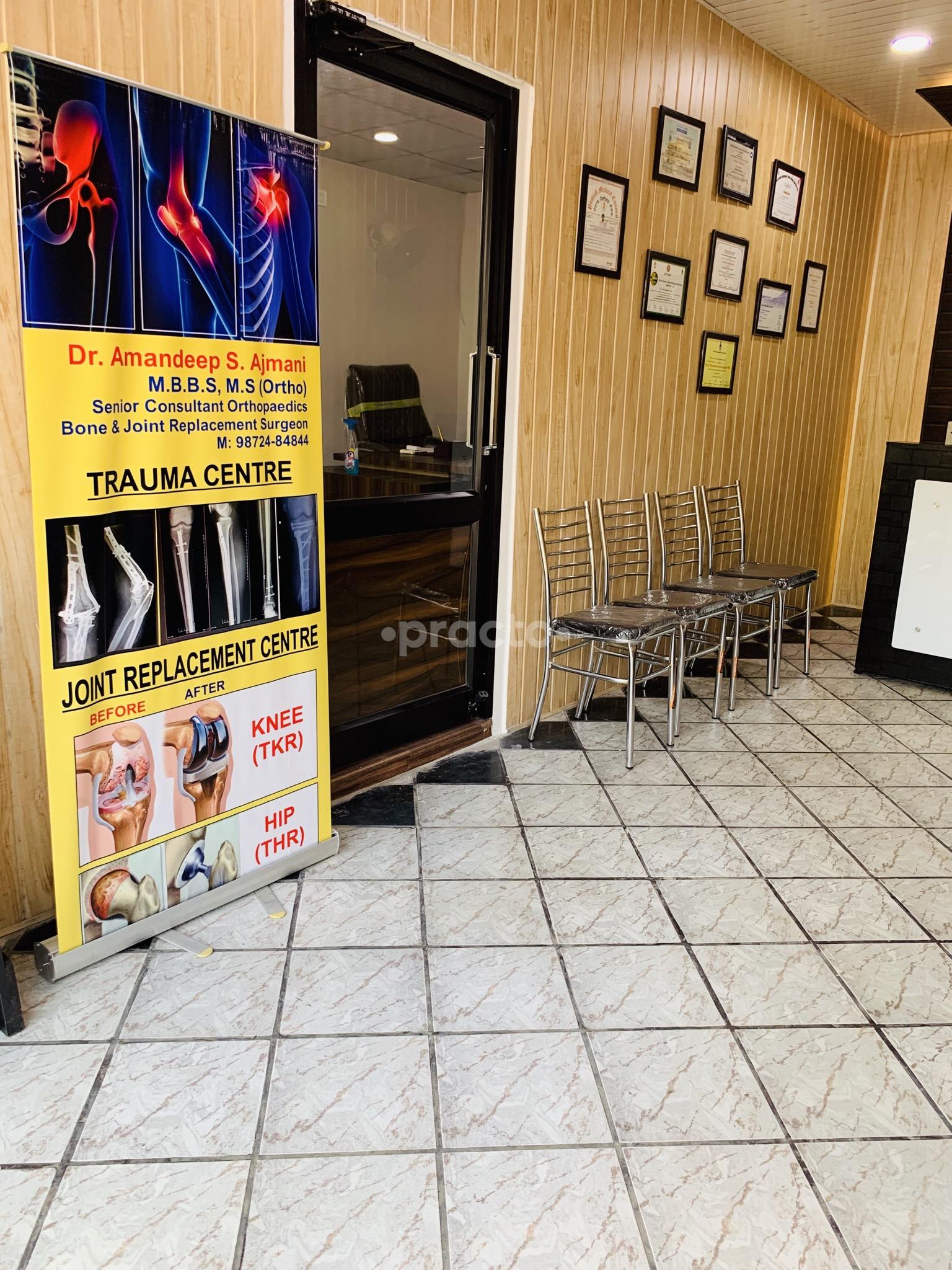 Reception at Ajmani Orthocare Krishna Nagar Ludhiana