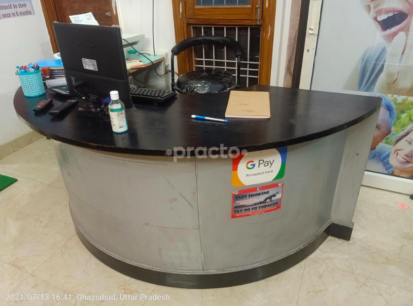 Reception Area at Advance Dental Centre Vasundhara Ghaziabad