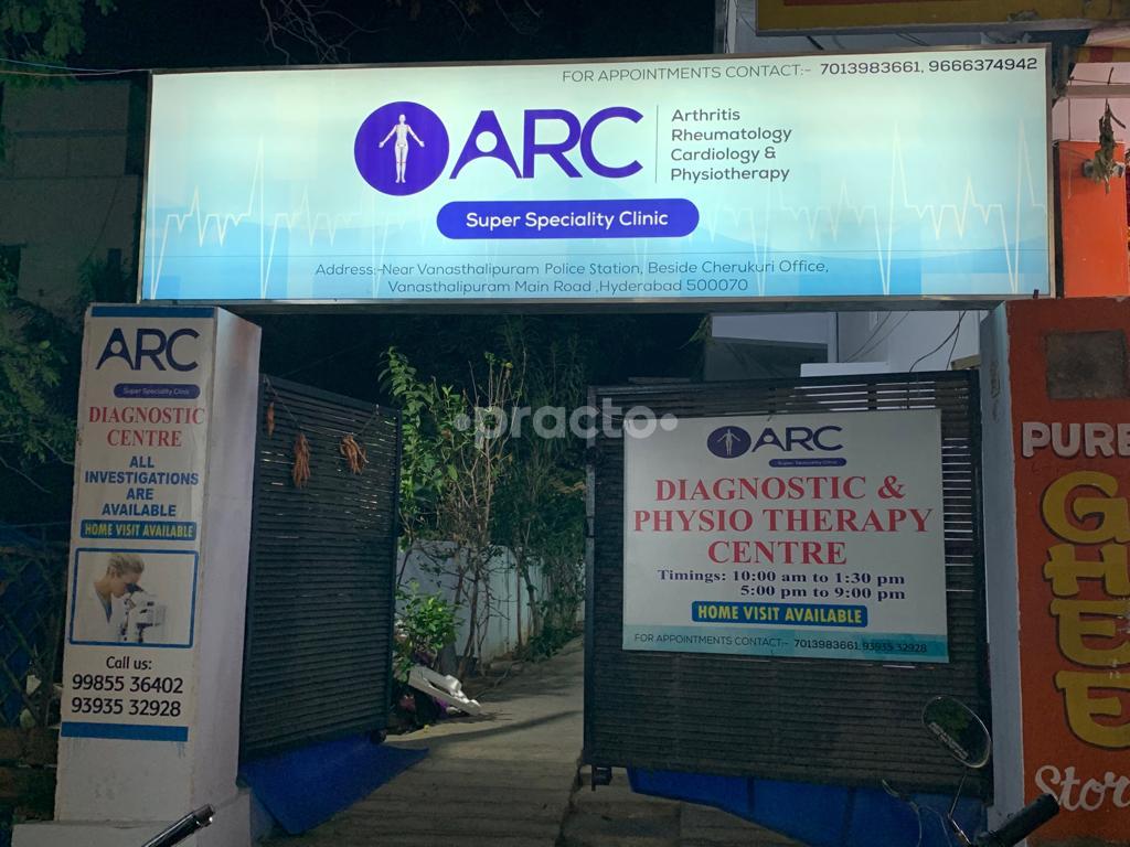 Entrance at ARC Super Speciality Clinic Vanasthalipuram Hyderabad