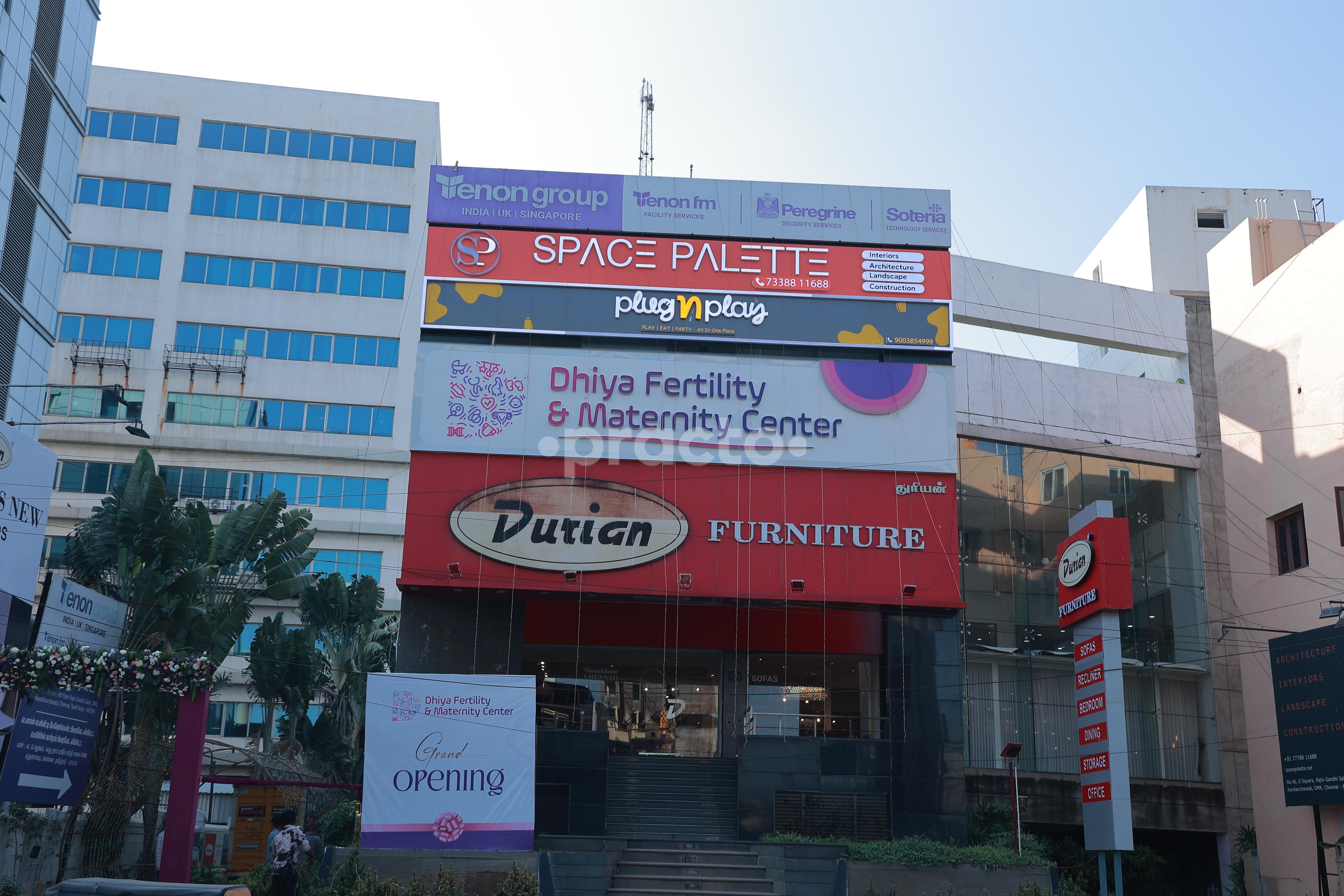 Outside Area at Dhiya Fertility and Maternity Center Kandanchavadi Chennai