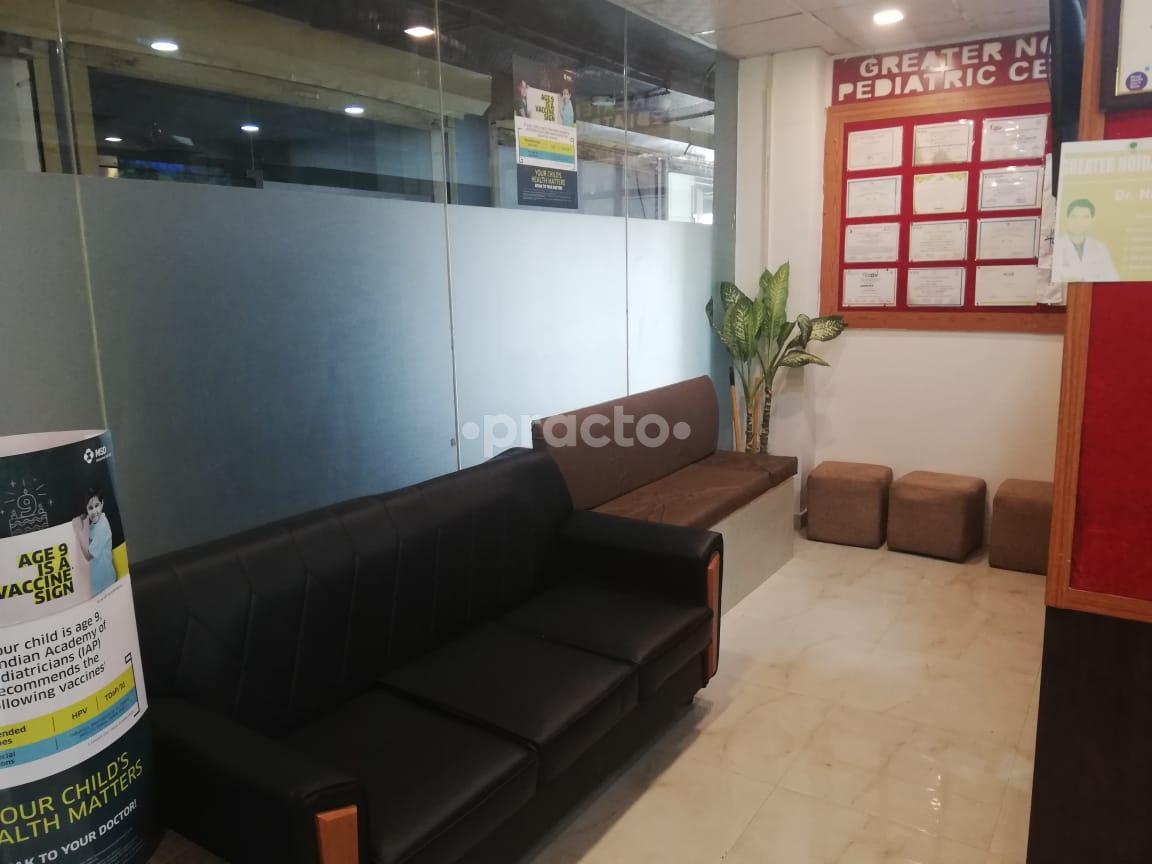 Waiting Area at Greater Noida Pediatric Cough & Child Constipation Centre Swarn Nagari Greater Noida