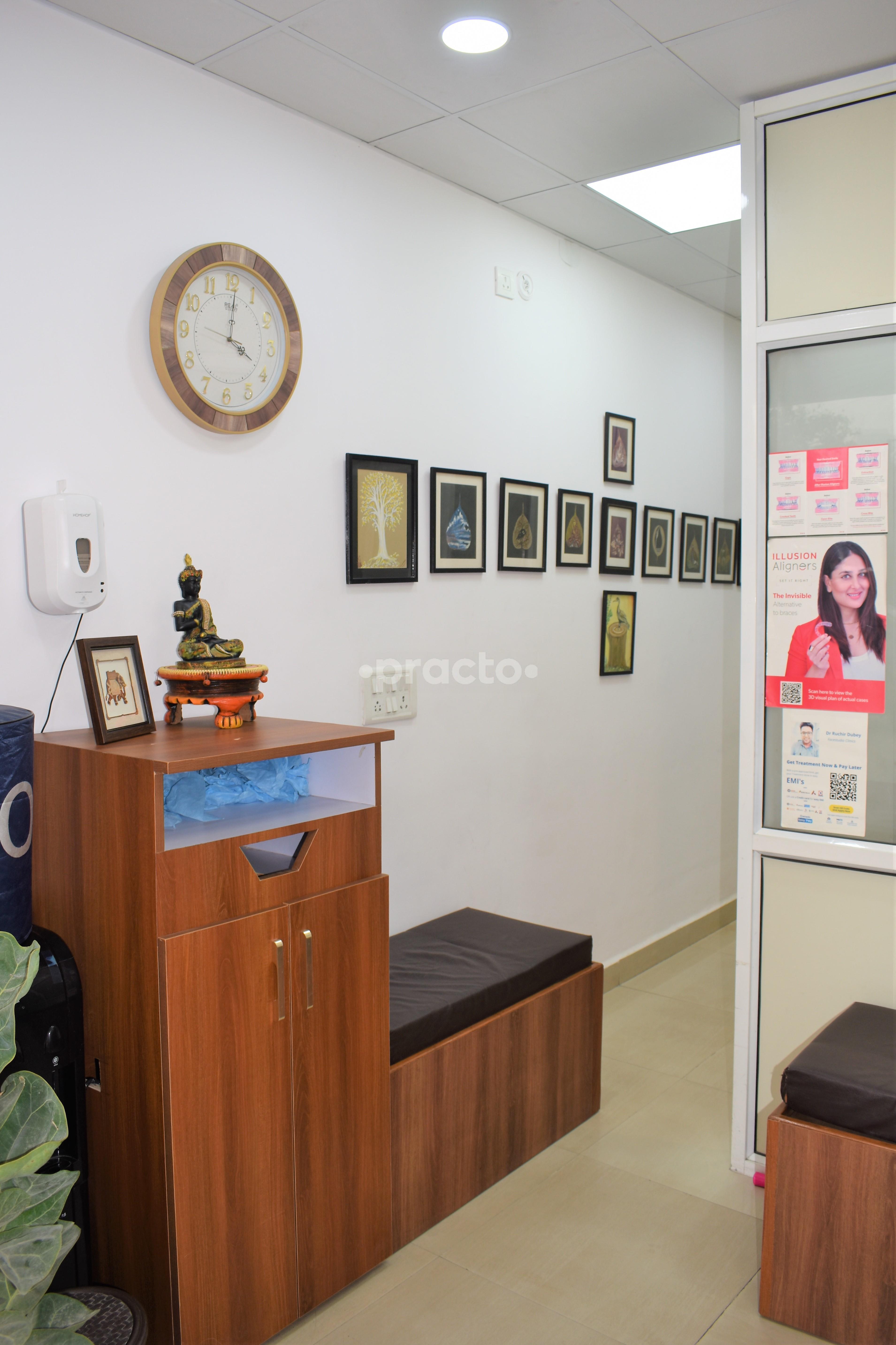 Waiting Area at FaceStudio Clinics: Advanced Dental and Multispecialty Center Sector 137 Noida