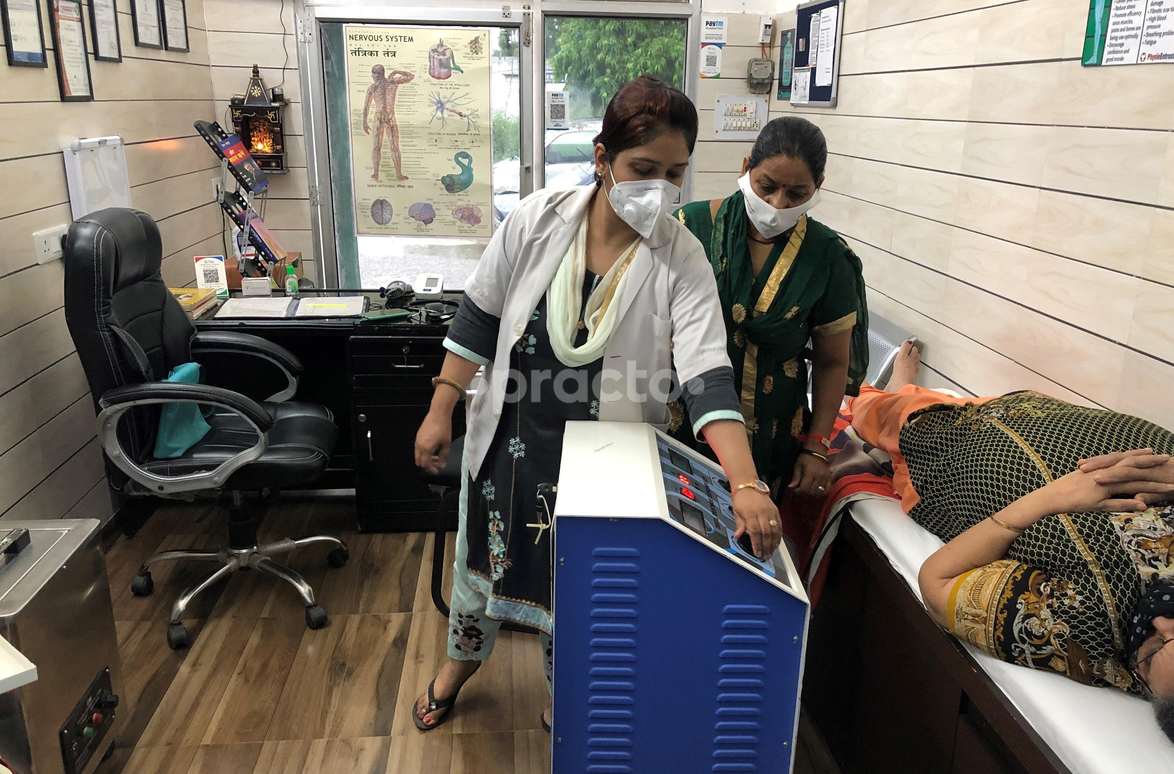 Equipment Area at PhysioEntrust - Advance Physiotherapy and Rehabilitation Clinic Gurgaon Sector 103 Gurgaon