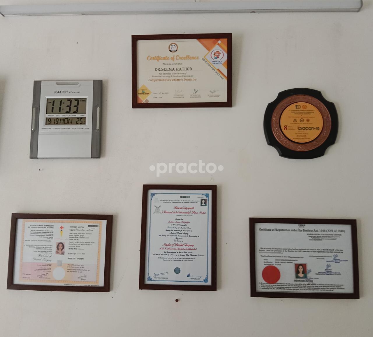 Entrance at DentHeal Family Dental Care Balewadi Pune