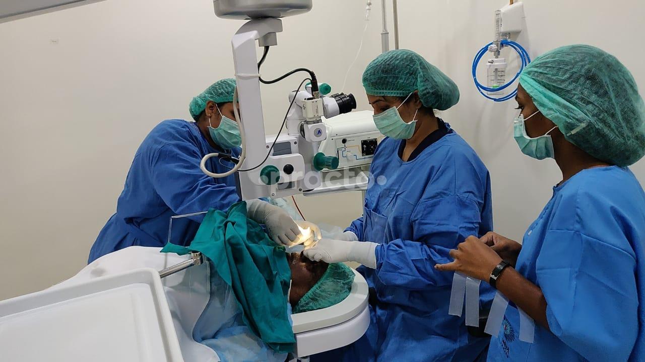 Operation Theatre at AadyA Eye Care Gandhinagar Hyderabad