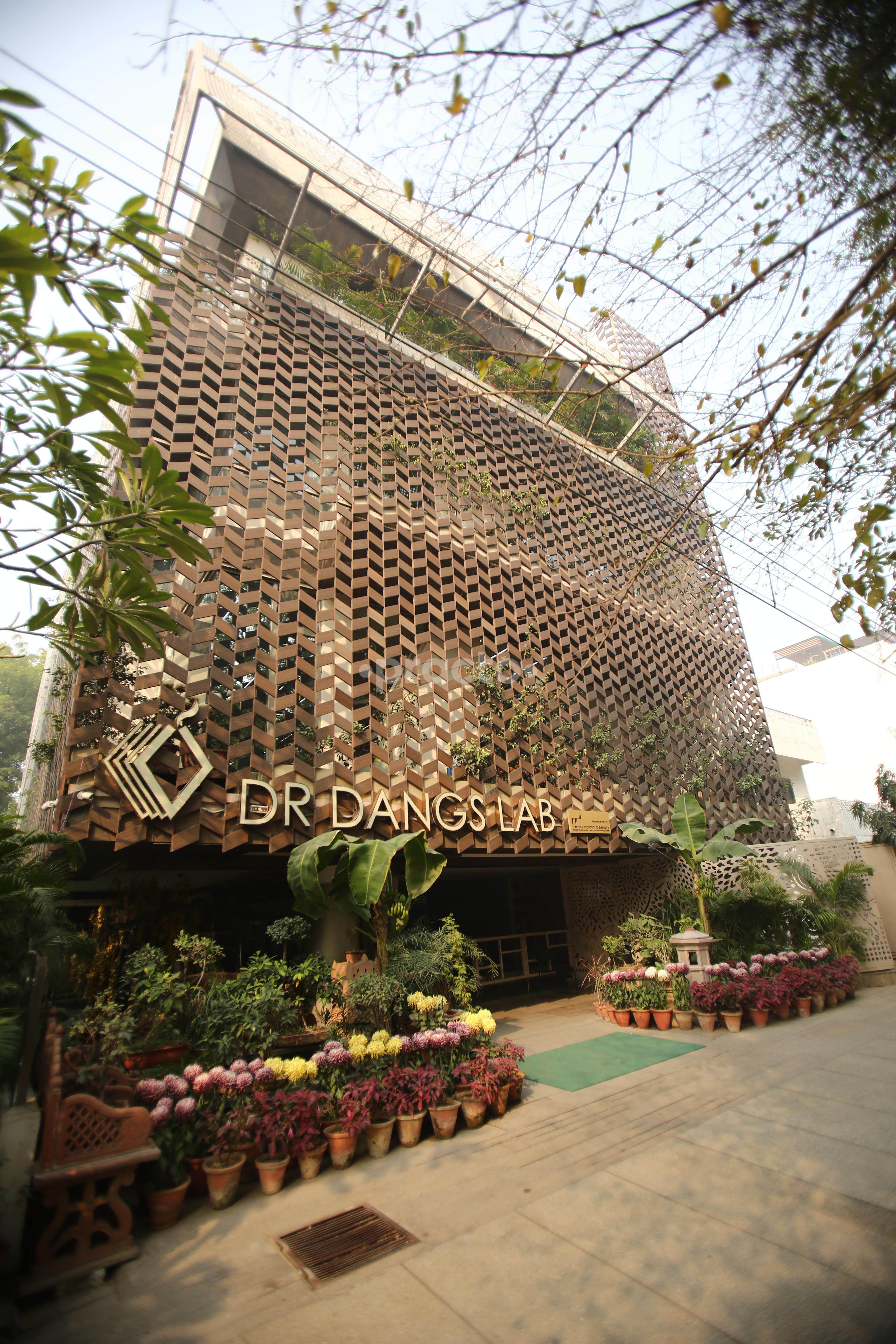 Entrance at Dr Dangs Lab Hauz Khas Delhi