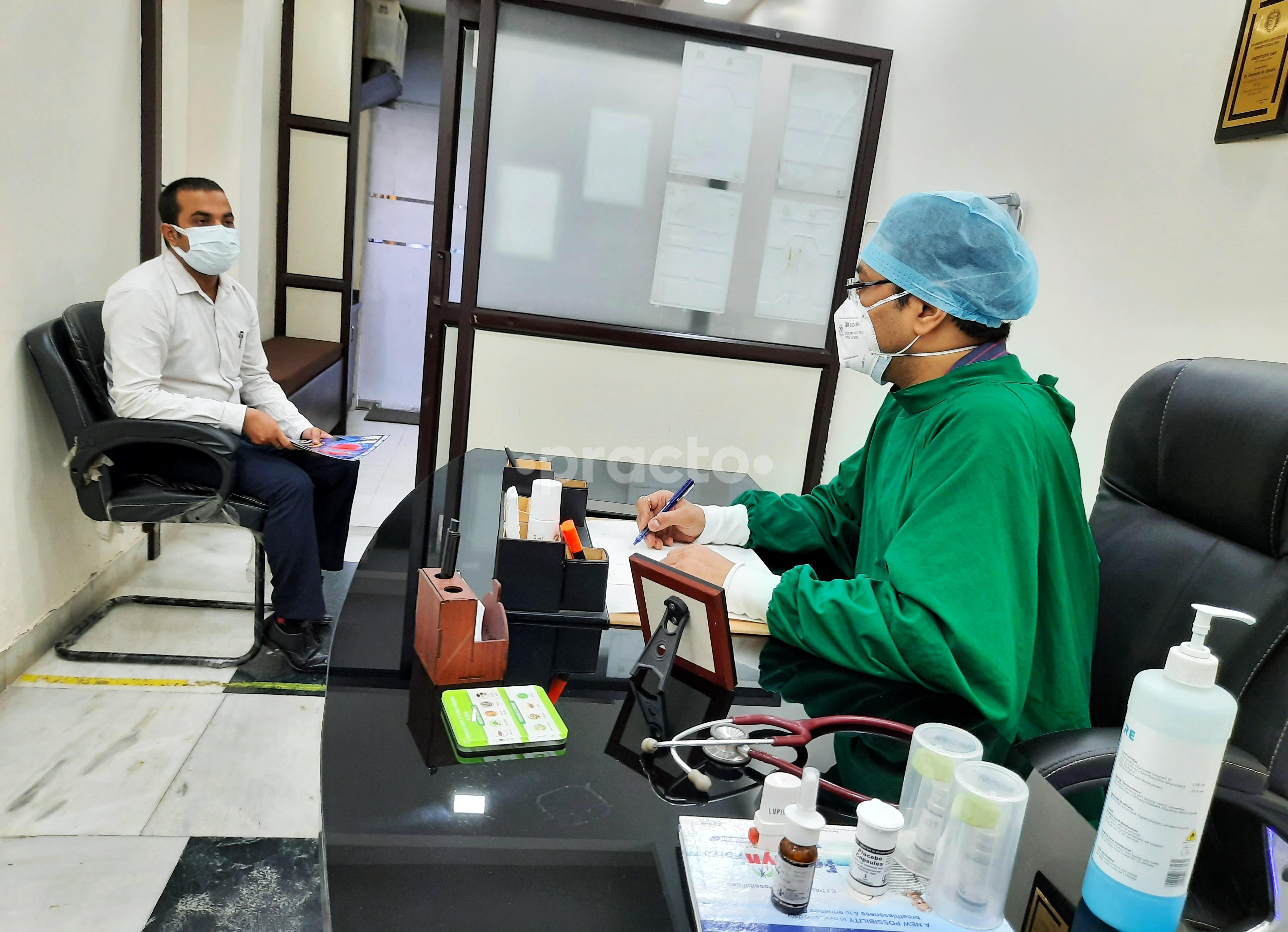 Consultation Room at Breathe Better Clinic- The Chest Clinic Tagore Garden Delhi