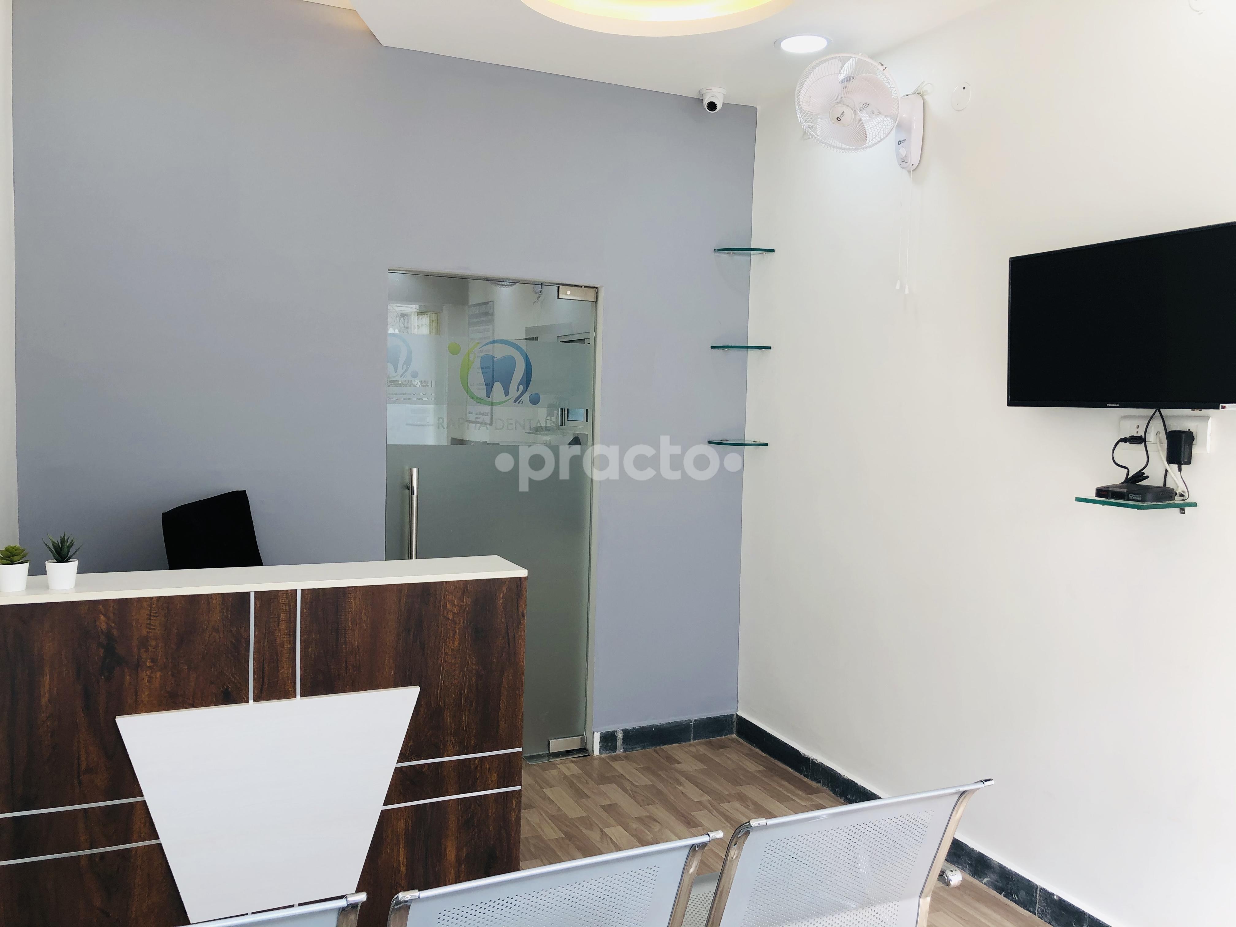 Reception Area at Rapha Dental Kukatpally Hyderabad