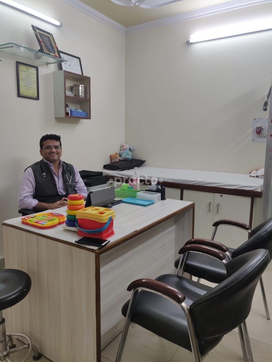 Consultation Room at Dr Jatin Chhabra Child Clinic Dwarka Delhi