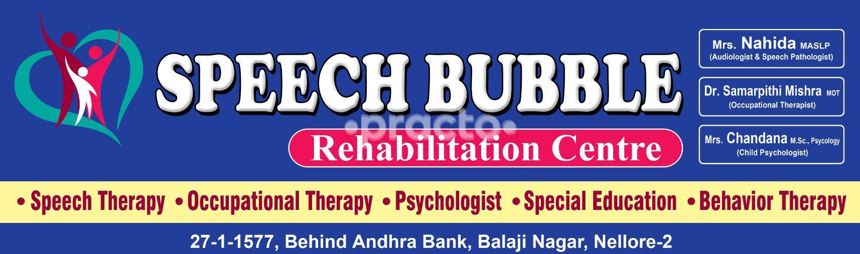 Speech Bubble Rehabilitation Centre Balajinagar Nellore