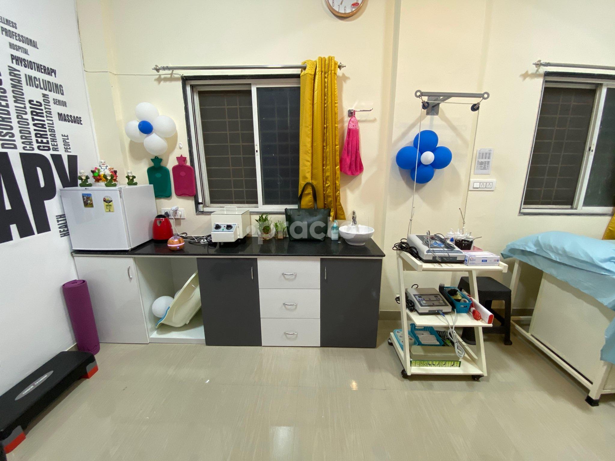 Equipment Area at Zion Physiotherapy Clinic Nanded City Pune