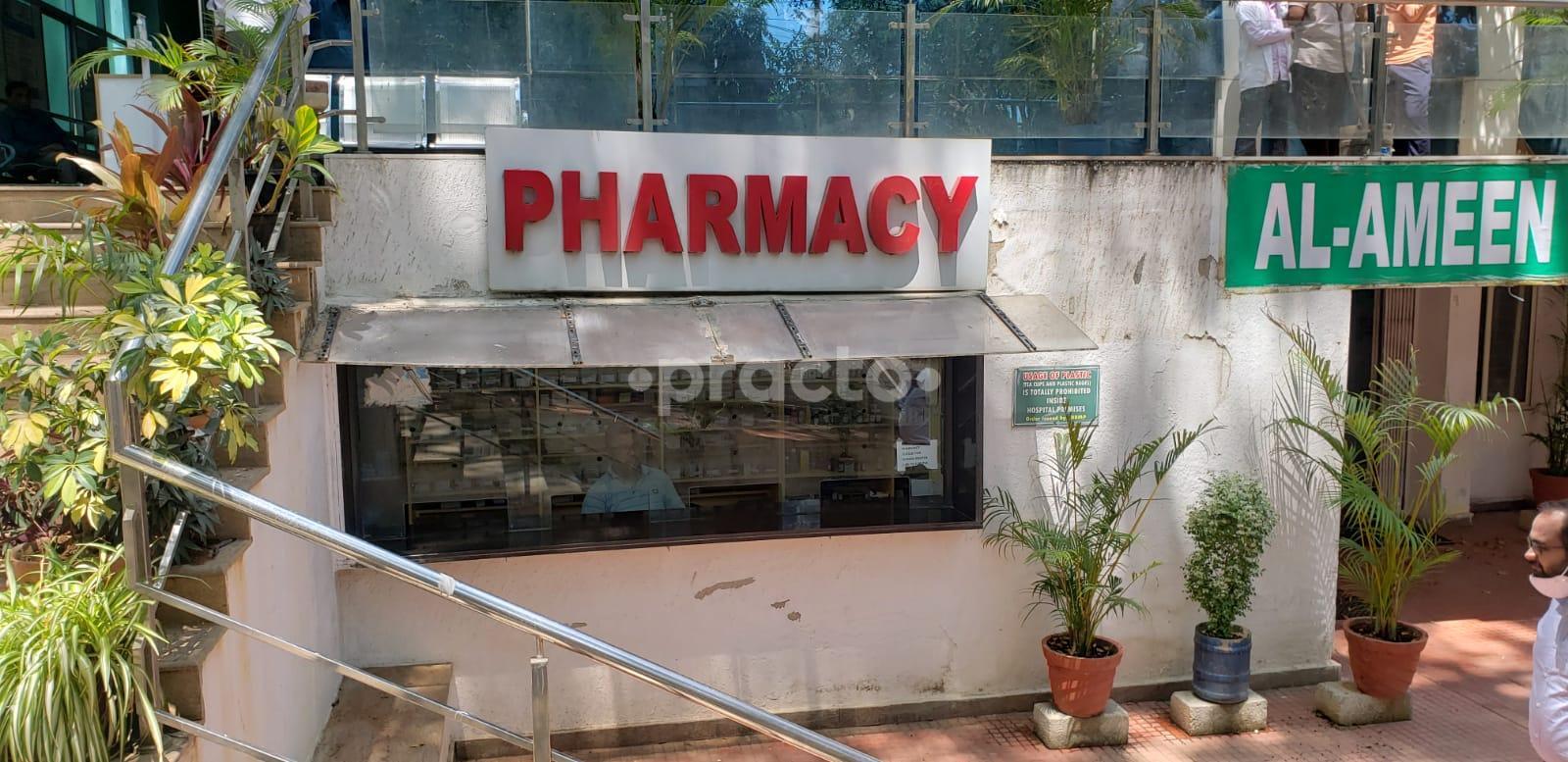 Pharmacy store at Al-Ameen Hospital Vasanthnagar Bangalore