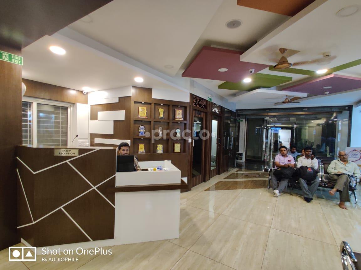 Reception Area at Divya Jyoti Nethralaya VV Puram Bangalore