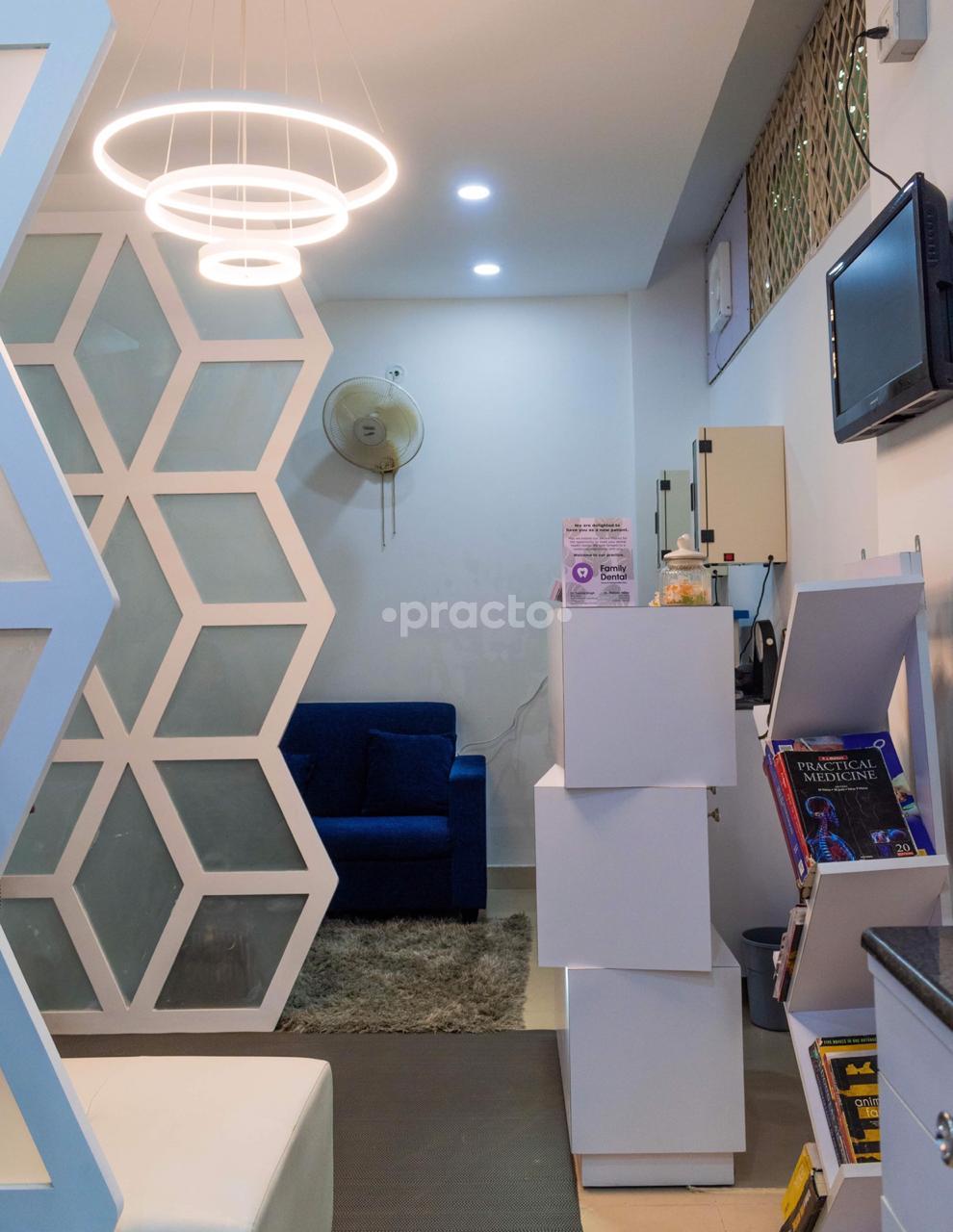 Waiting Area at Family Dental Dwarka Sector 11 Delhi