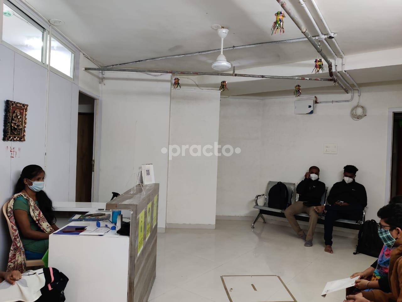 Waiting Area at Dr Kale's Gastro Clinic Thergaon Pune