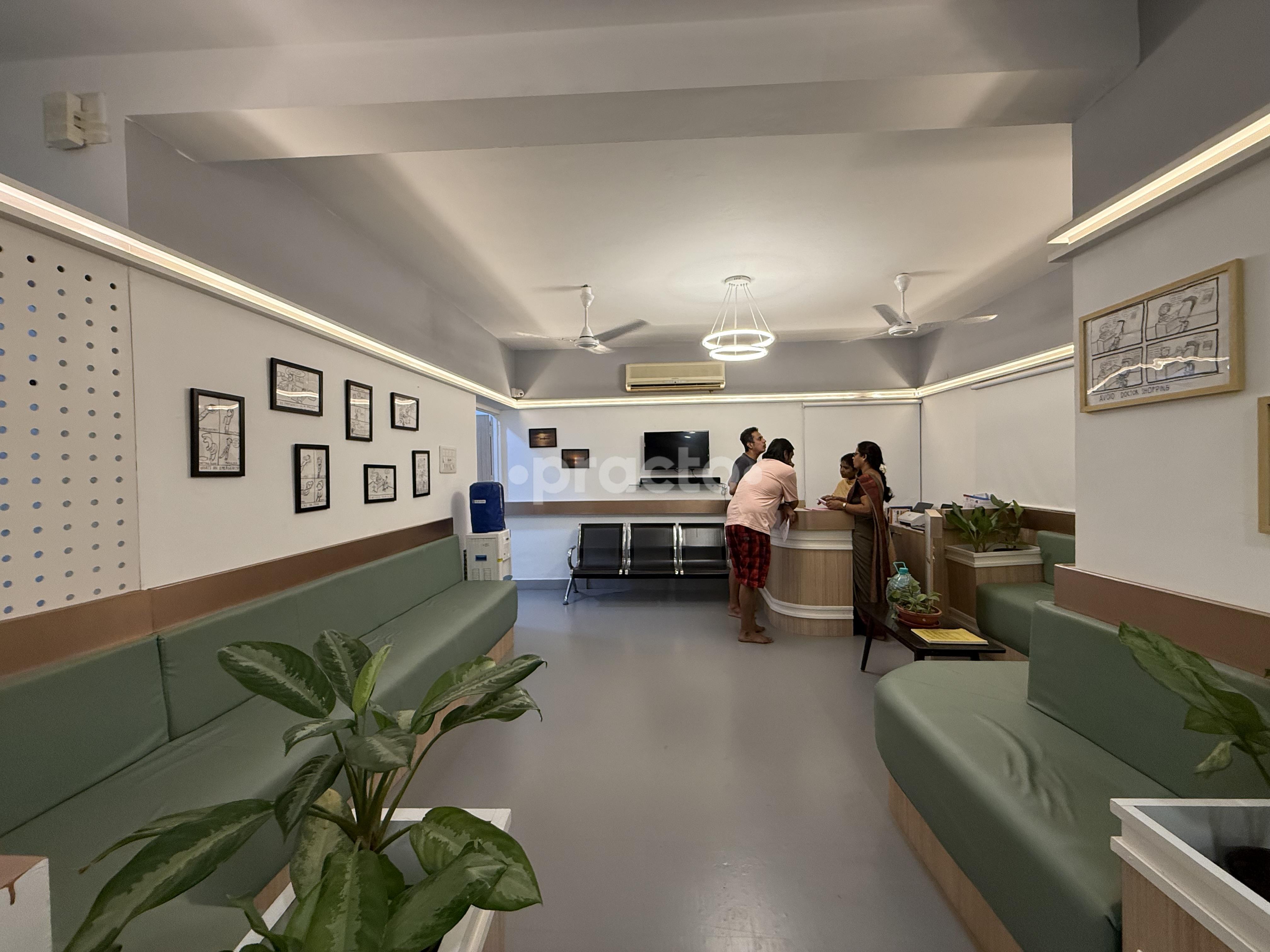 Reception Area at DakshinPanacea Health Llp Adyar Chennai