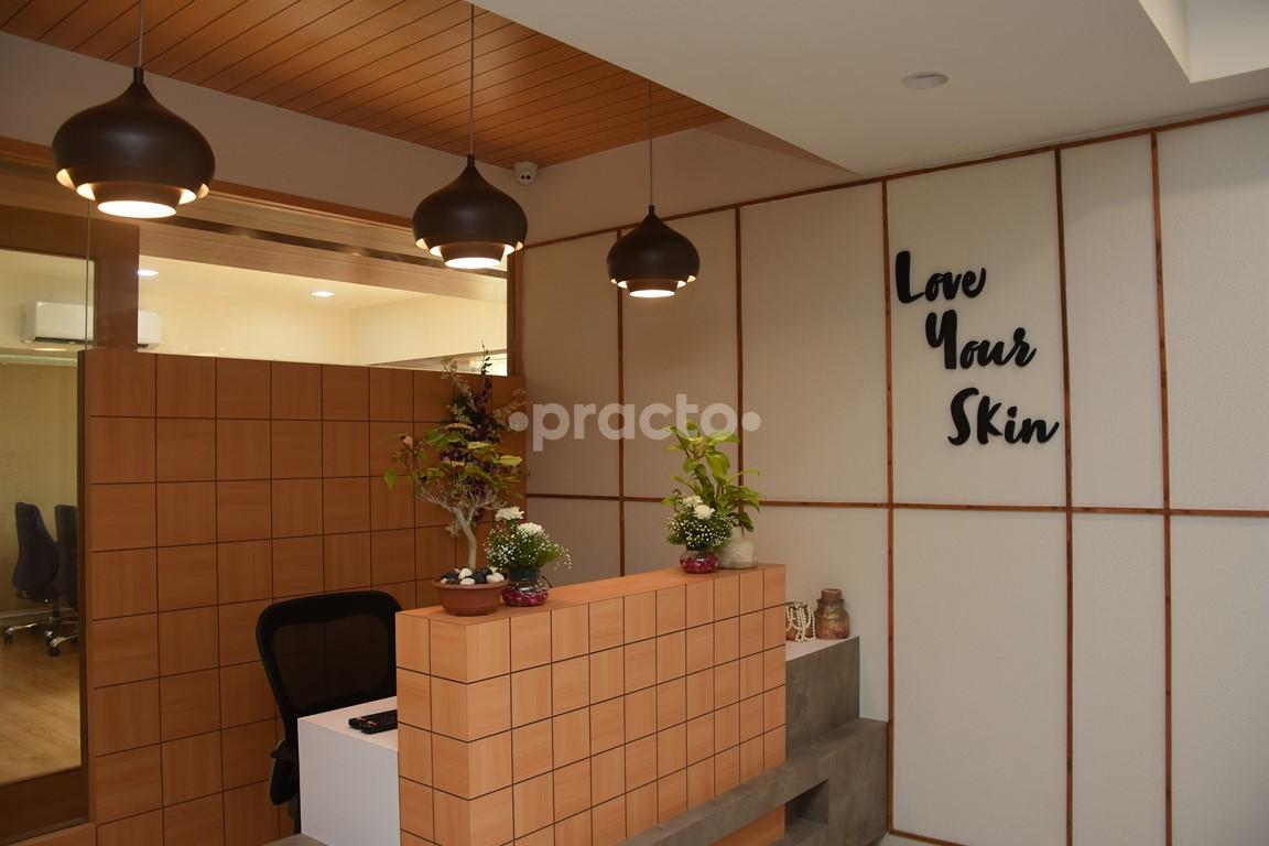 Reception Area at The Skin Artistry Vastrapur Ahmedabad