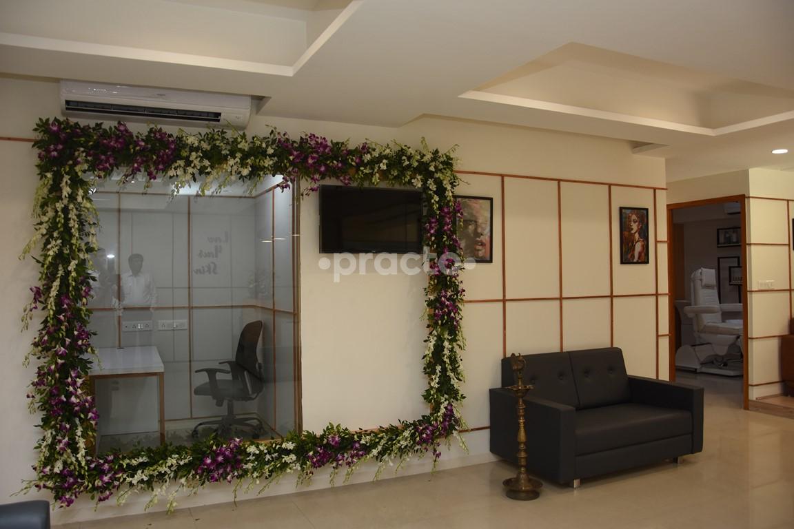 Reception Area at The Skin Artistry Vastrapur Ahmedabad