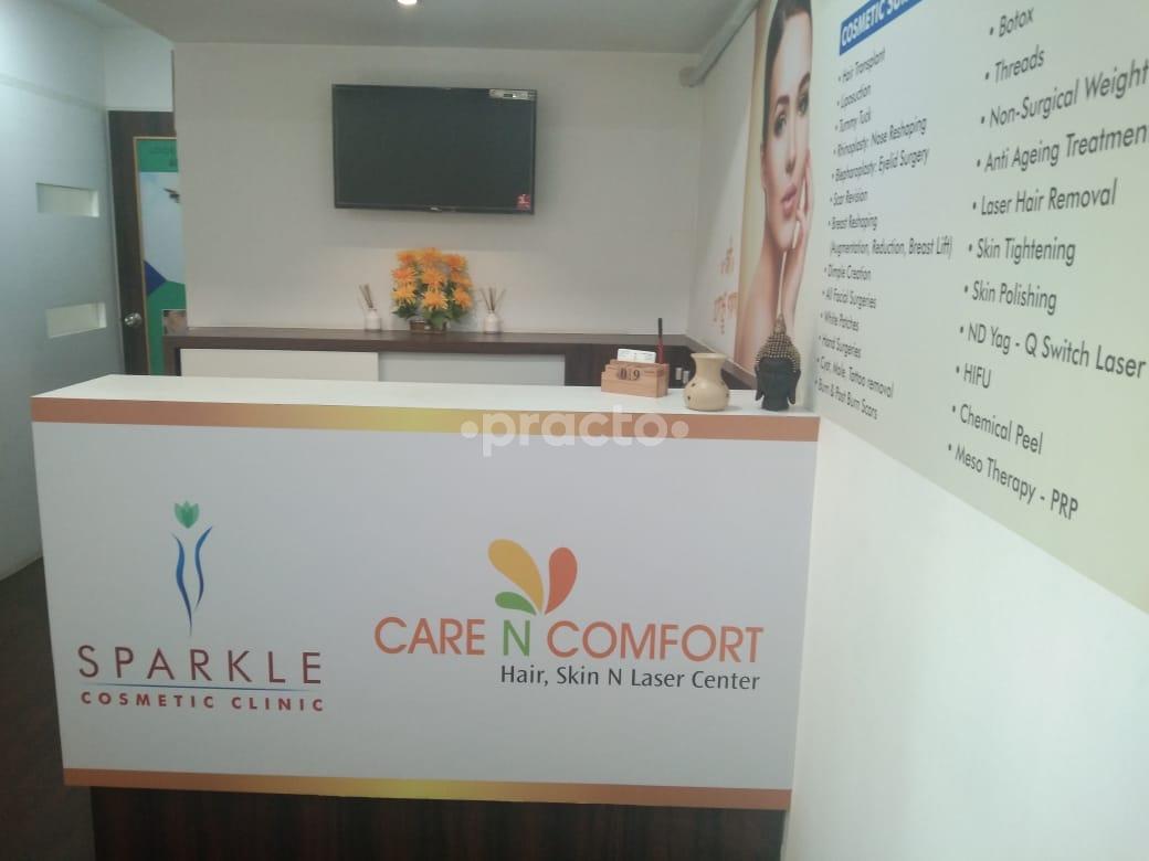 Reception Area at Sparkle Cosmetic Clinic Goregaon East Mumbai