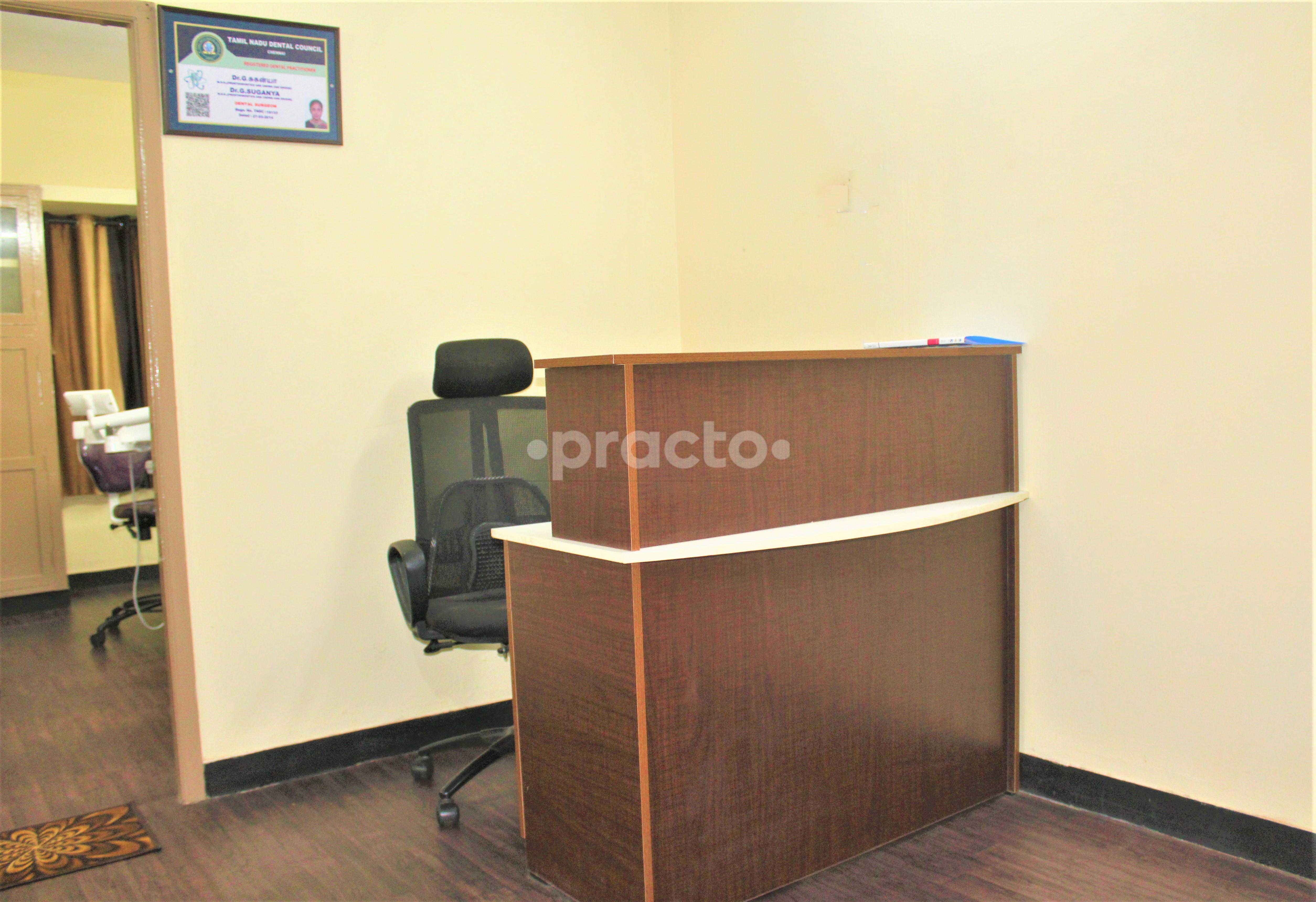 Reception Area at The Dental King Arcot Road Chennai