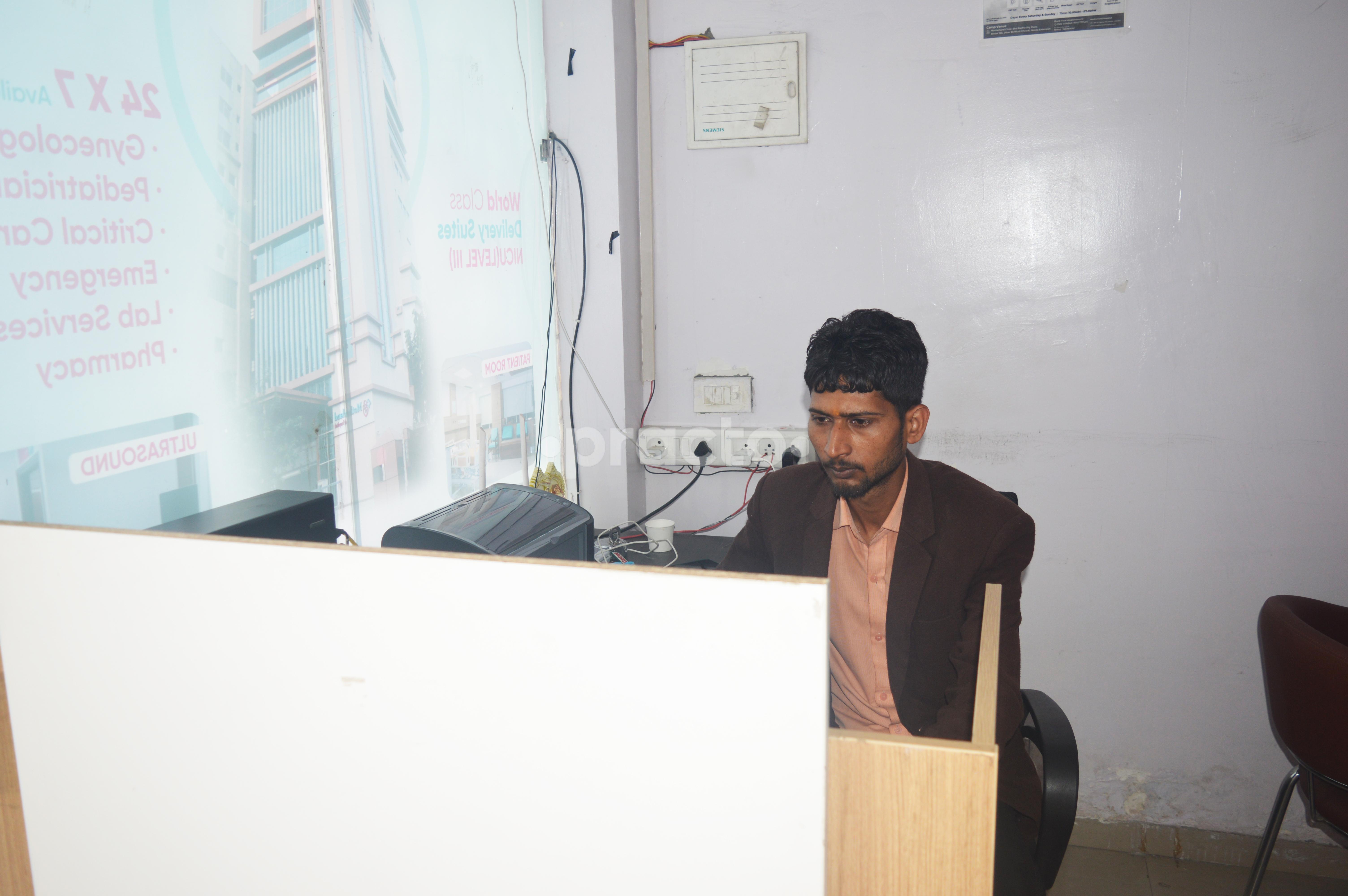 Reception Area at Motherland Hospital Greater Noida West Greater Noida