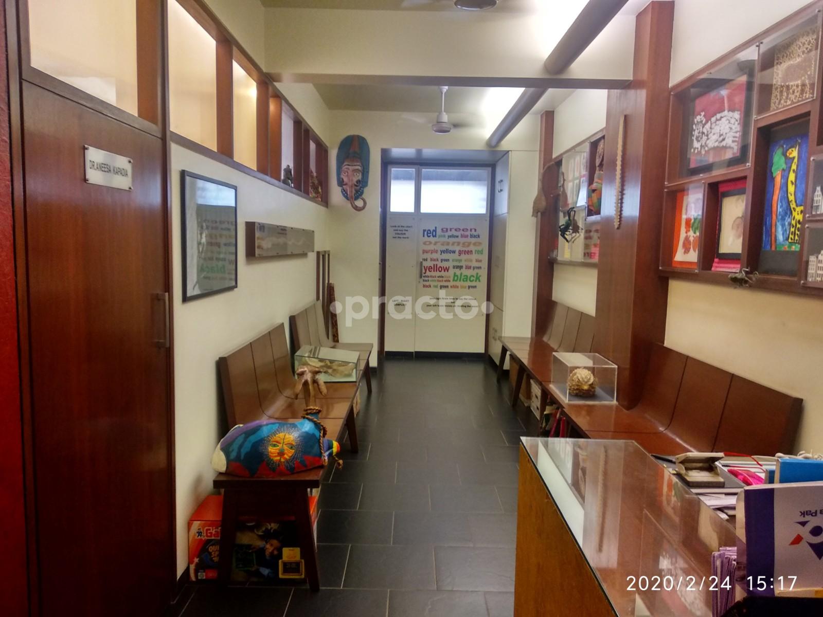 Reception Area at Speciality Clinic Nana Chowk Mumbai