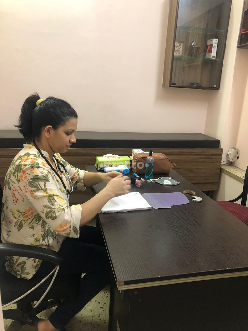 Consultation Room at Dr. Saumya Rathi Clinic Shakti Nagar Delhi