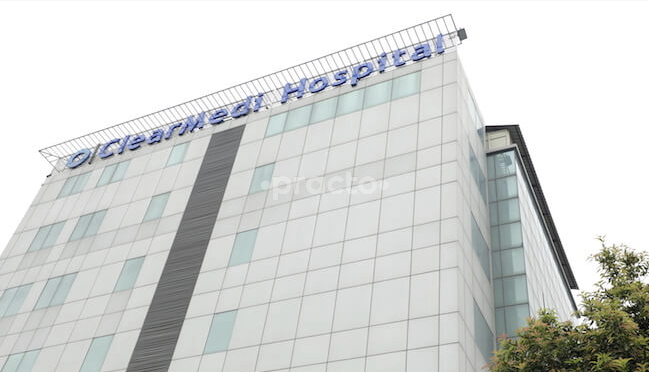 Outside Area at Clearmedi Health Care And Cancer Centre Vasundhara Ghaziabad