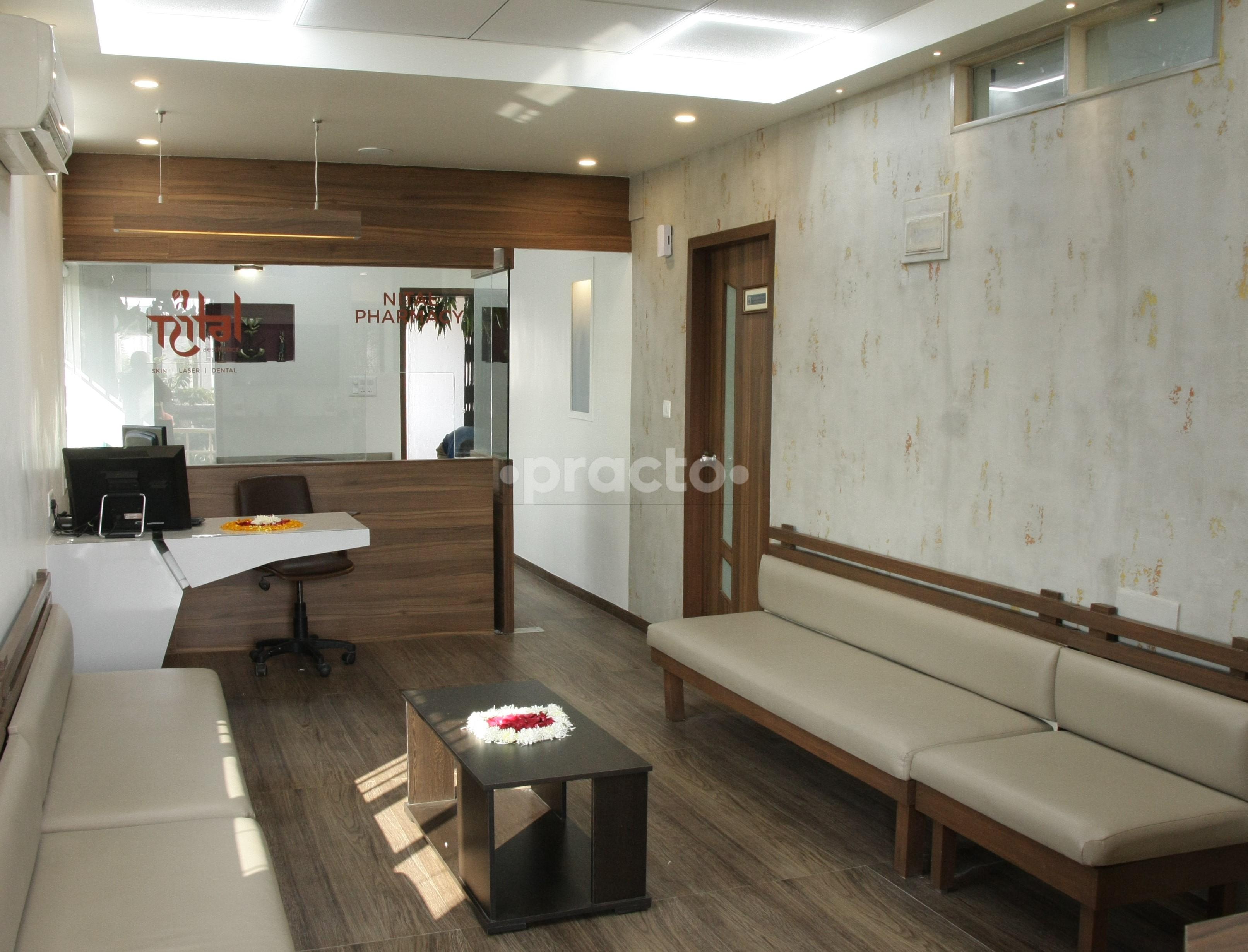 Reception Area at Nital Aesthetics  Akota Vadodara