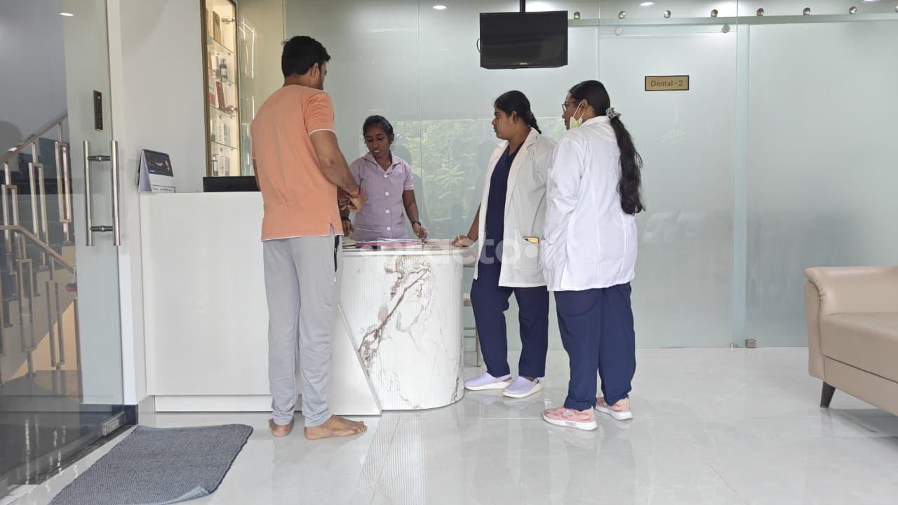 Waiting Area at Dew Clinic Valasaravakkam Chennai