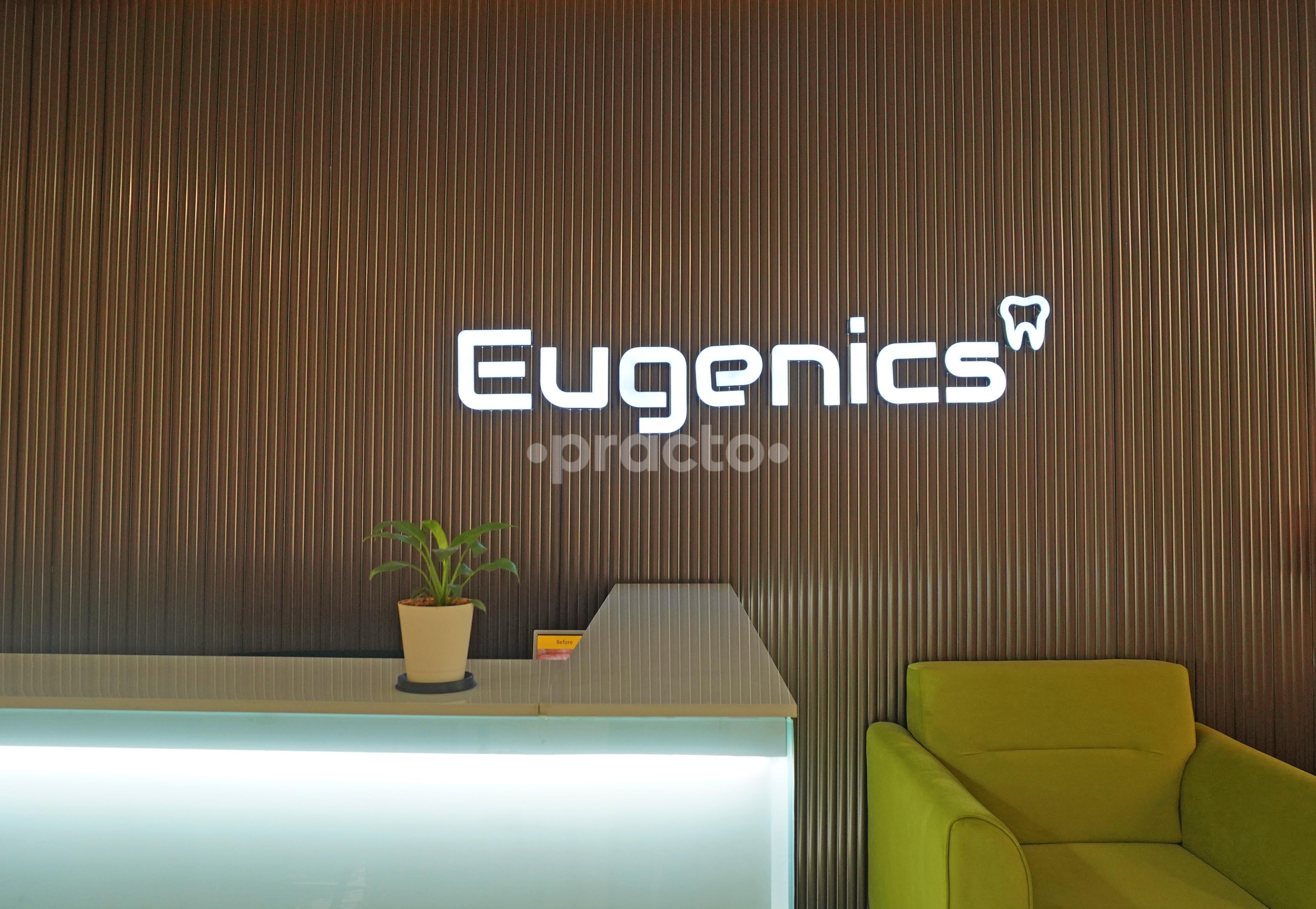 Reception Area at Eugenics Dental Clinic - AIIMS & MAMC qualified doctors Beta II Greater Noida