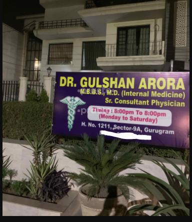 Dr Gulshan Arora's Clinic Gurgaon Sector 9A Gurgaon