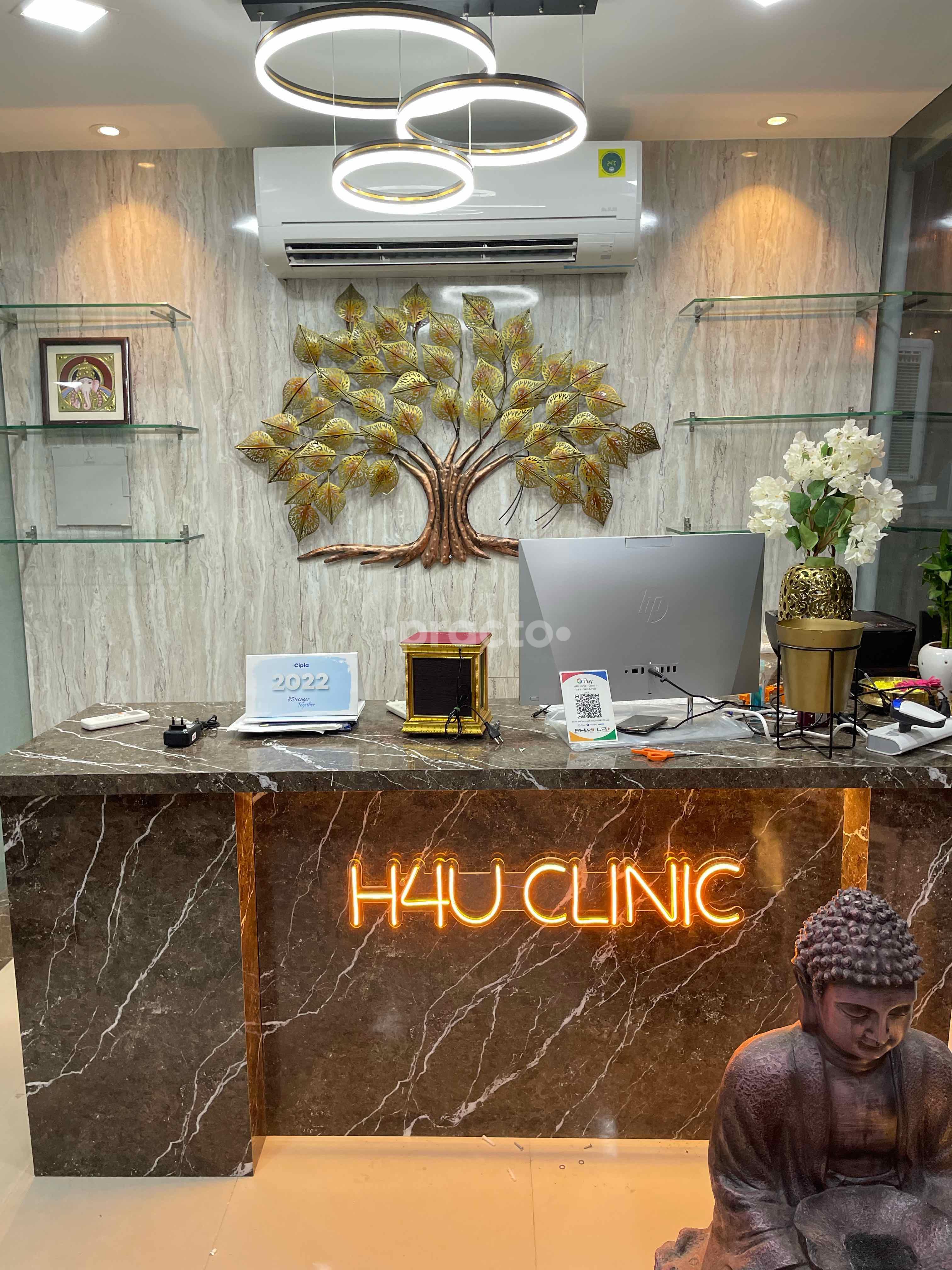 Reception Area at H4U Clinic OMR Road Chennai