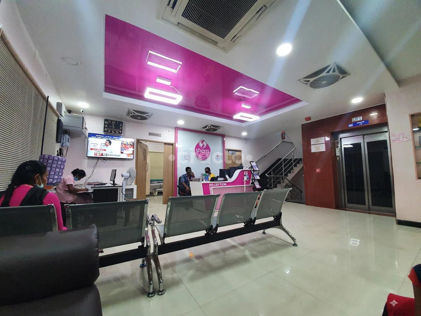Reception Area at Shens Speciality Hospital Ashok Nagar Chennai