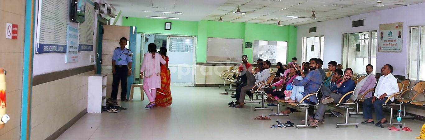 Waiting Area at SMS Medical College Adarsh Nagar Jaipur