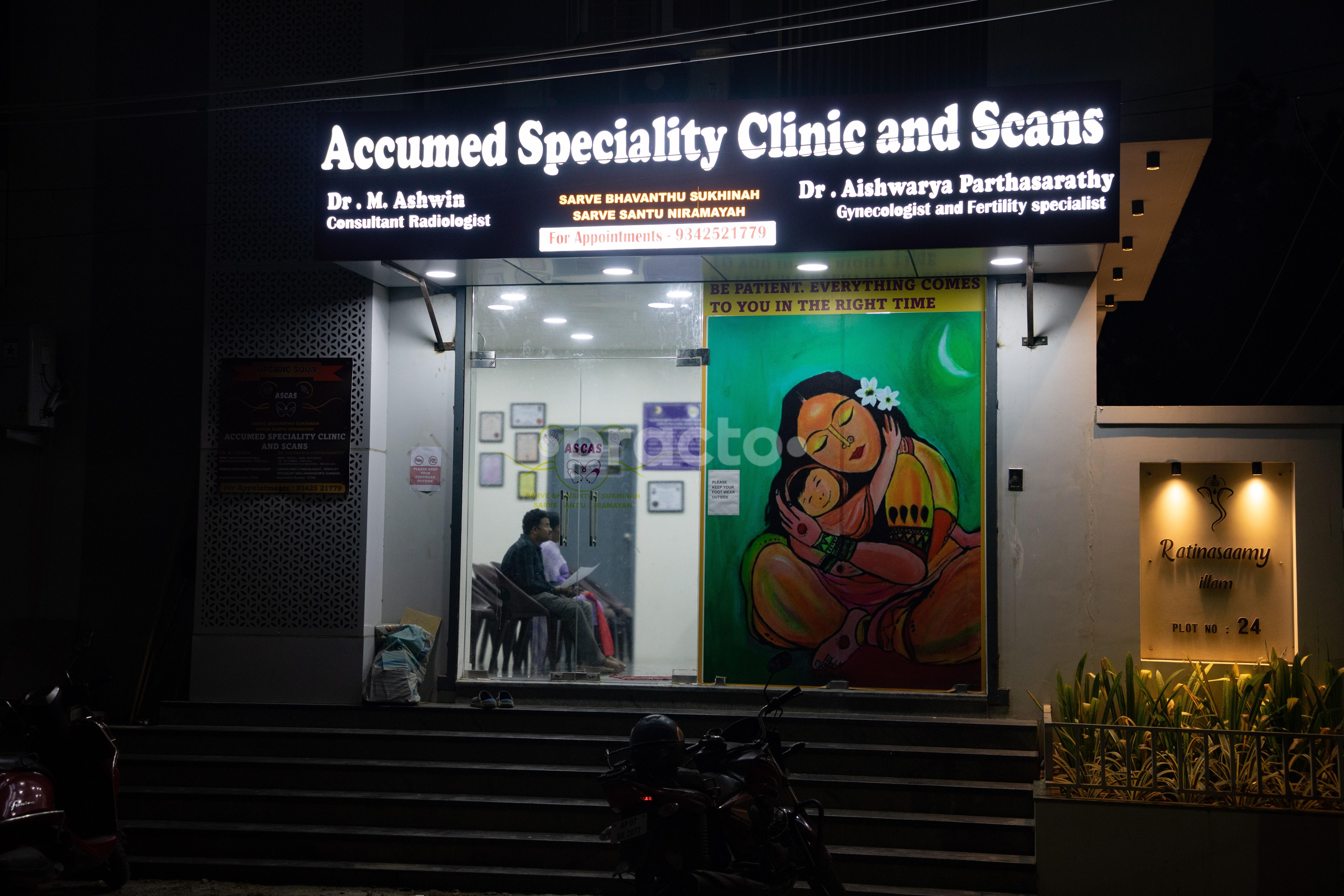 Outside Area at Accumed Speciality Clinic and Scans  Valasaravakkam Chennai