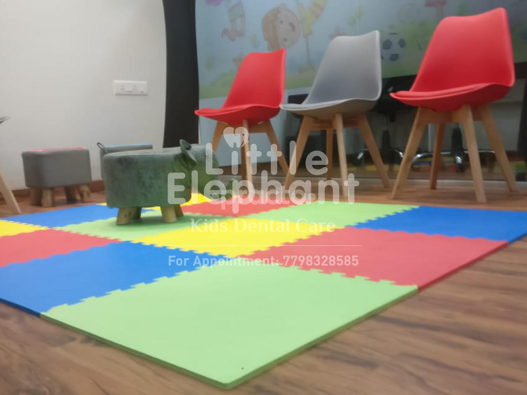 Waiting Area at Little Elephant Kids Dental Care Wakad Pune