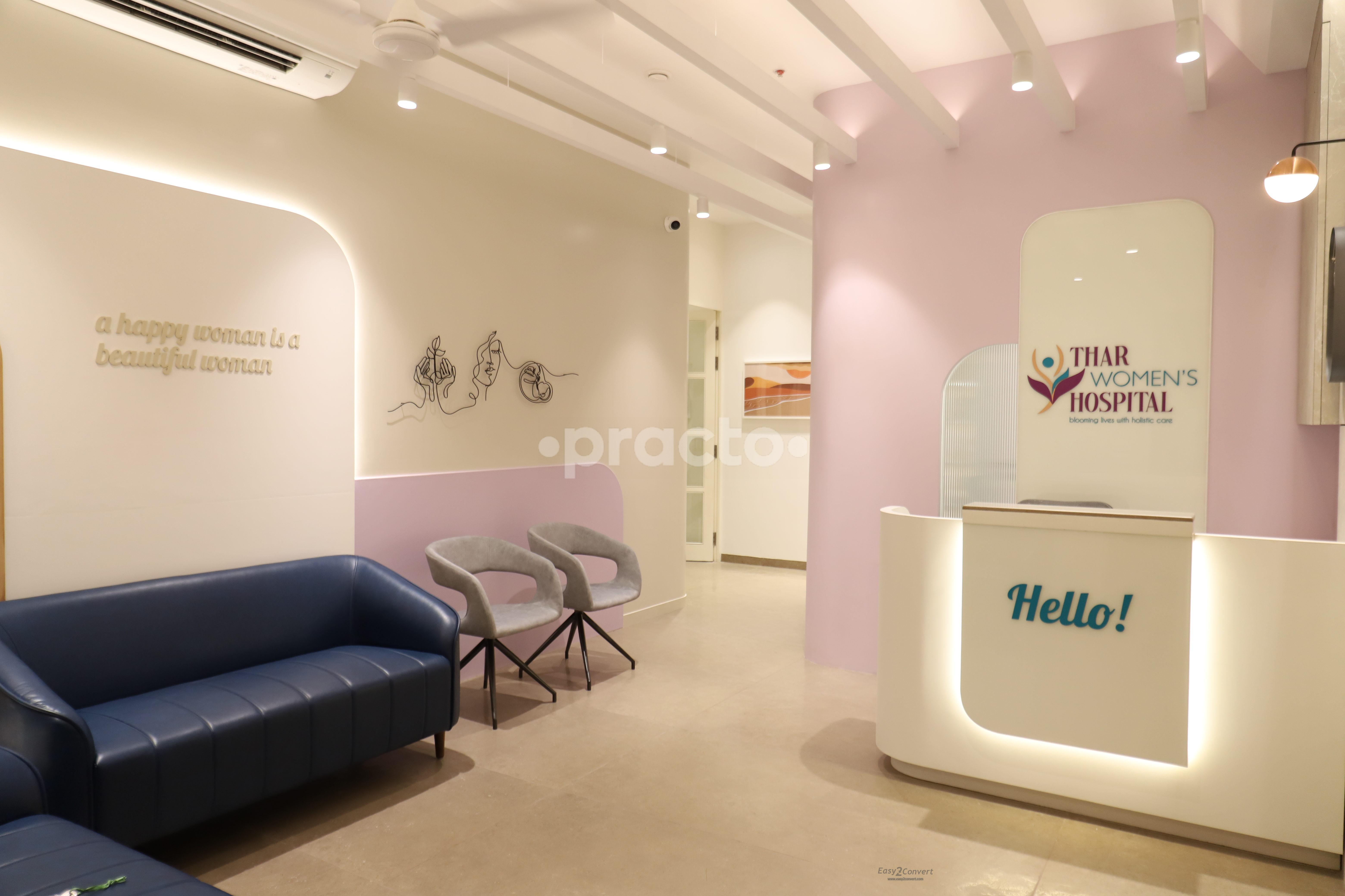 Waiting Area at Thar Women's Hospital Mulund West Mumbai