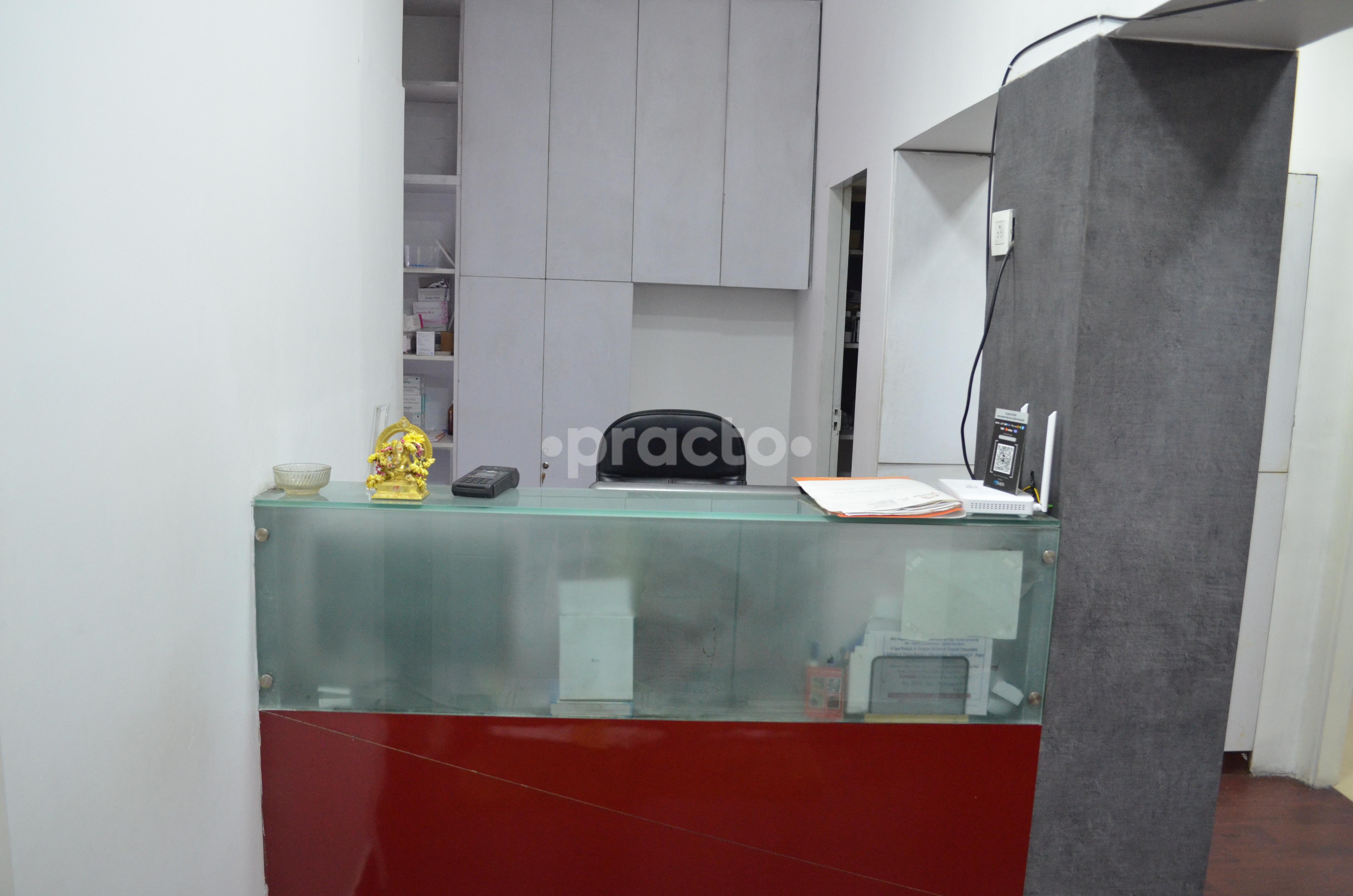 Reception desk at Bengaluru Superspeciality Clinics Malleswaram Bangalore