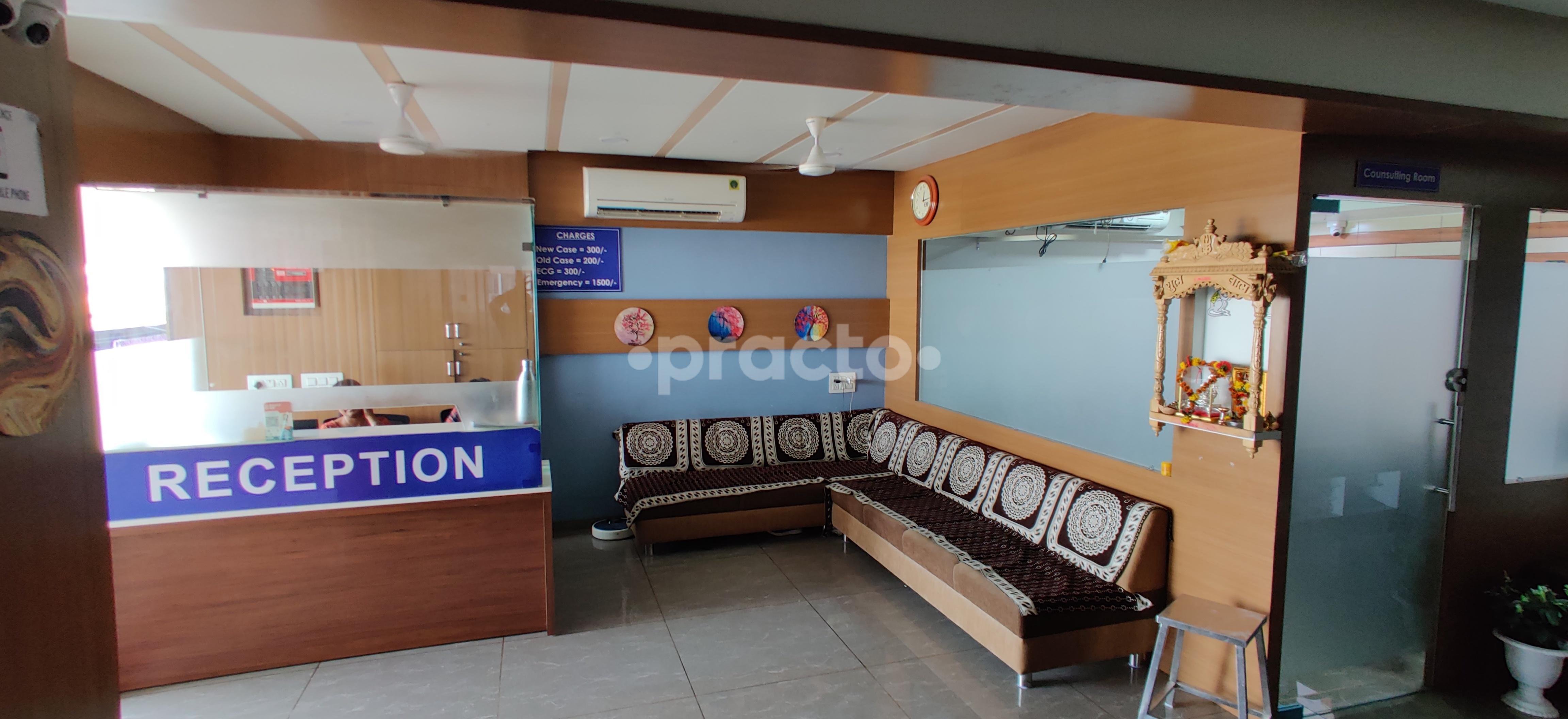 Reception Area at Swapn Multispeciality Hospital Vastral Ahmedabad