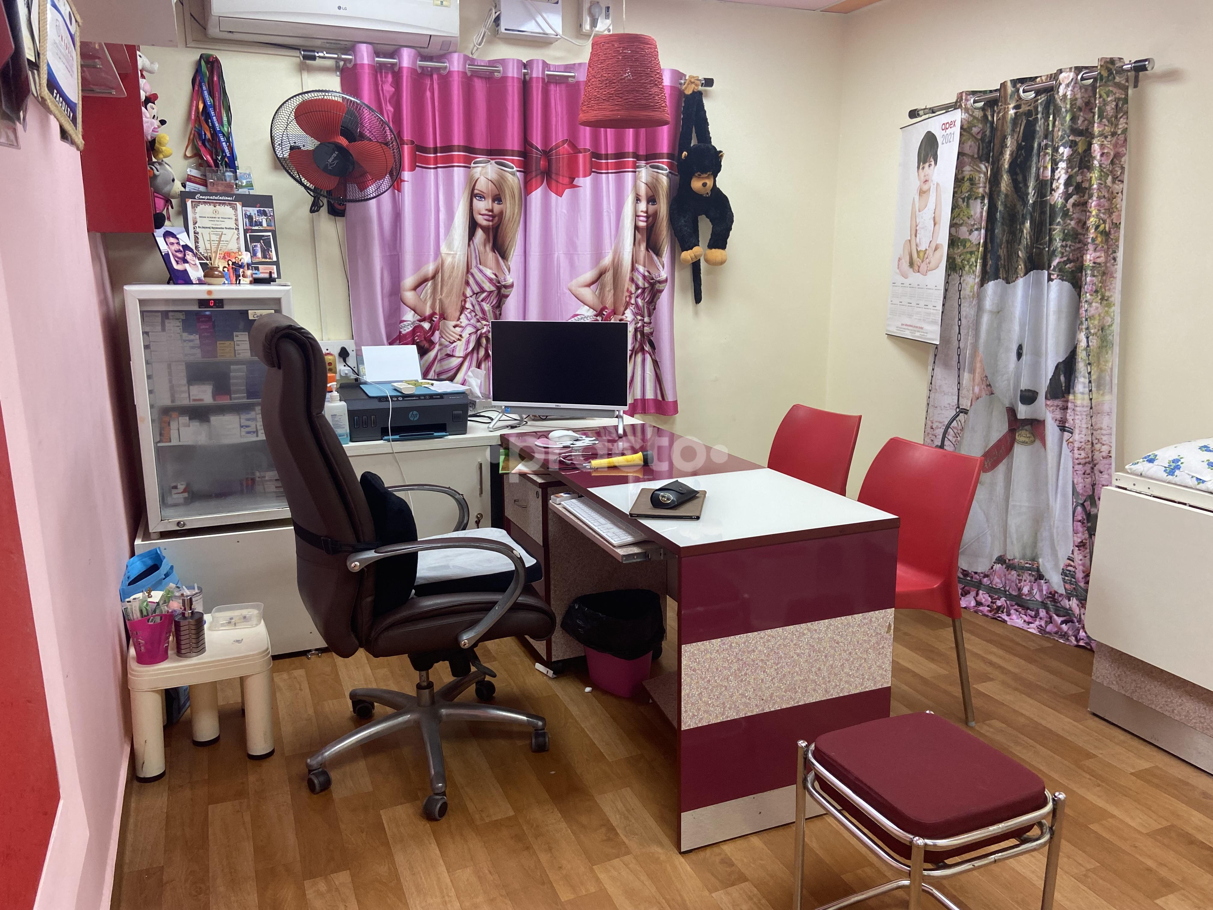 Consultation Room at Sabari Child Care Clinic Adyar Chennai