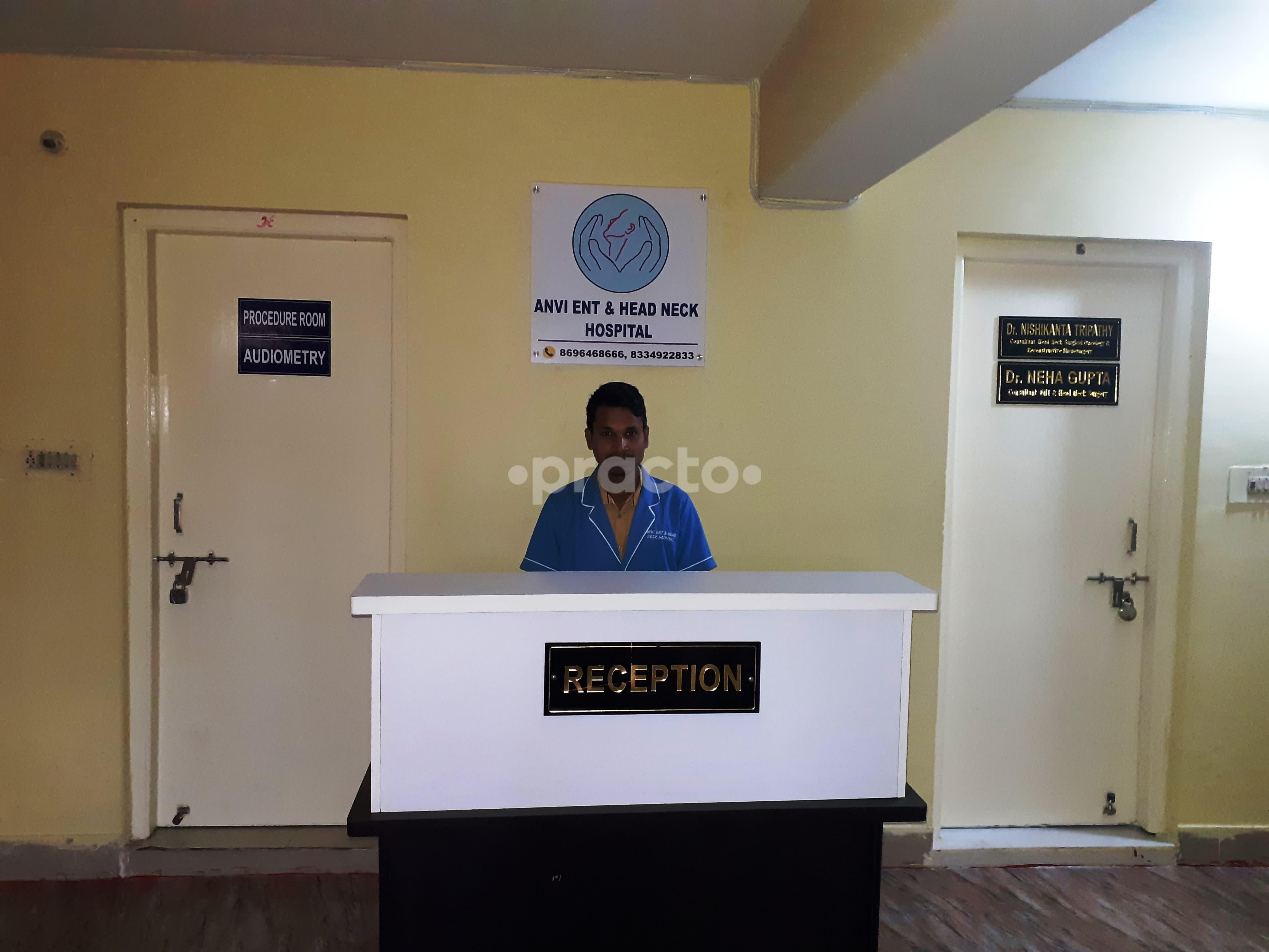 Reception Area at Anvi Ent & Head Neck Hospital Chandrasekharpur Bhubaneswar